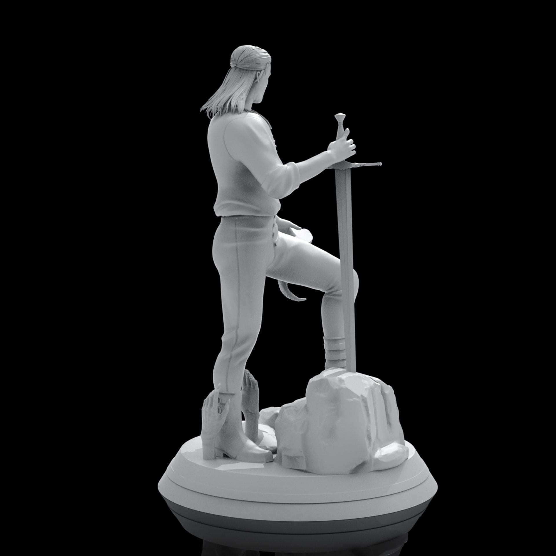 The Witcher 3D Printable free 3D model 3D printable | CGTrader
