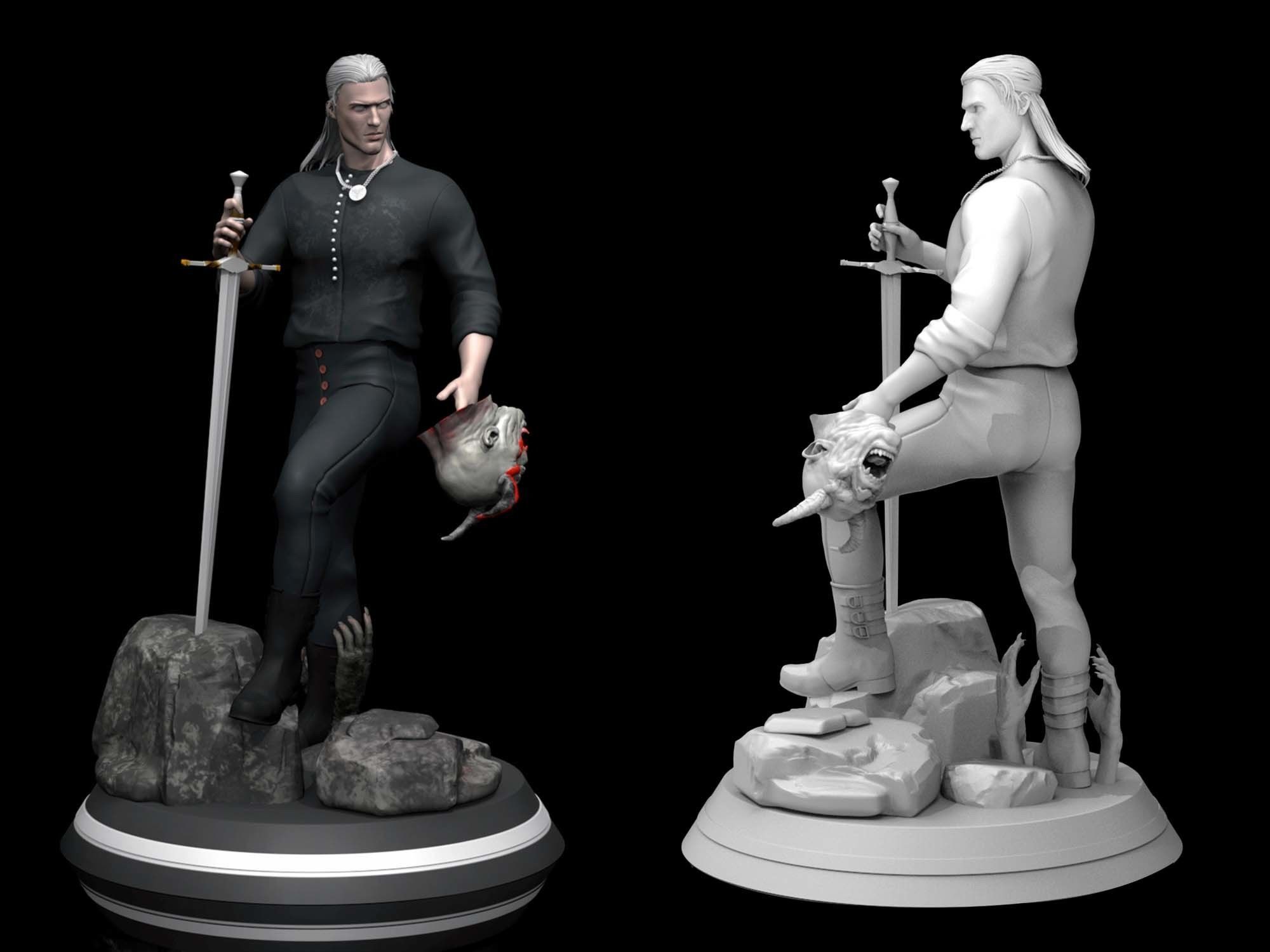 The Witcher 3D Printable free 3D model 3D printable | CGTrader