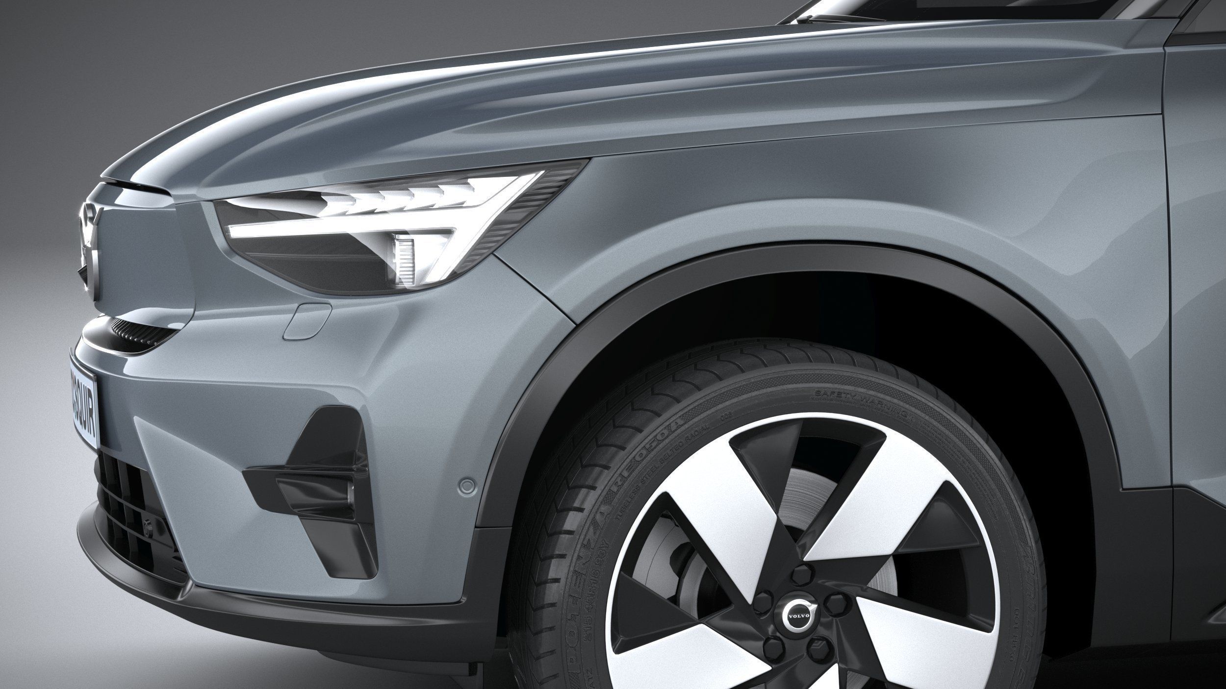 Volvo XC40 Recharge 2023 3D model_3