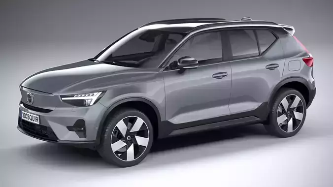 Volvo XC40 Recharge 2023 3D model Volvo XC40 Recharge 2023 3D model