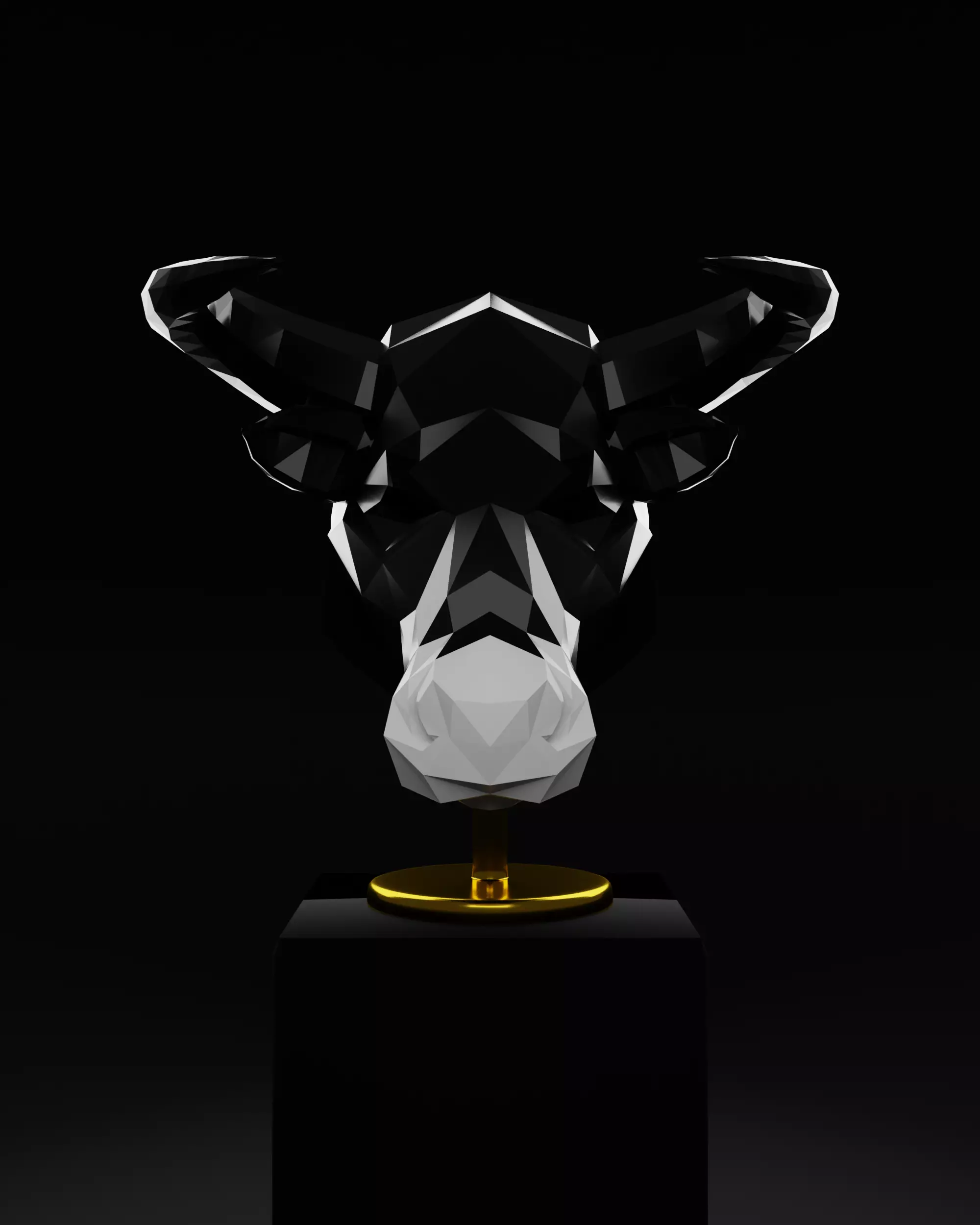 Poly Bull Free 3D model