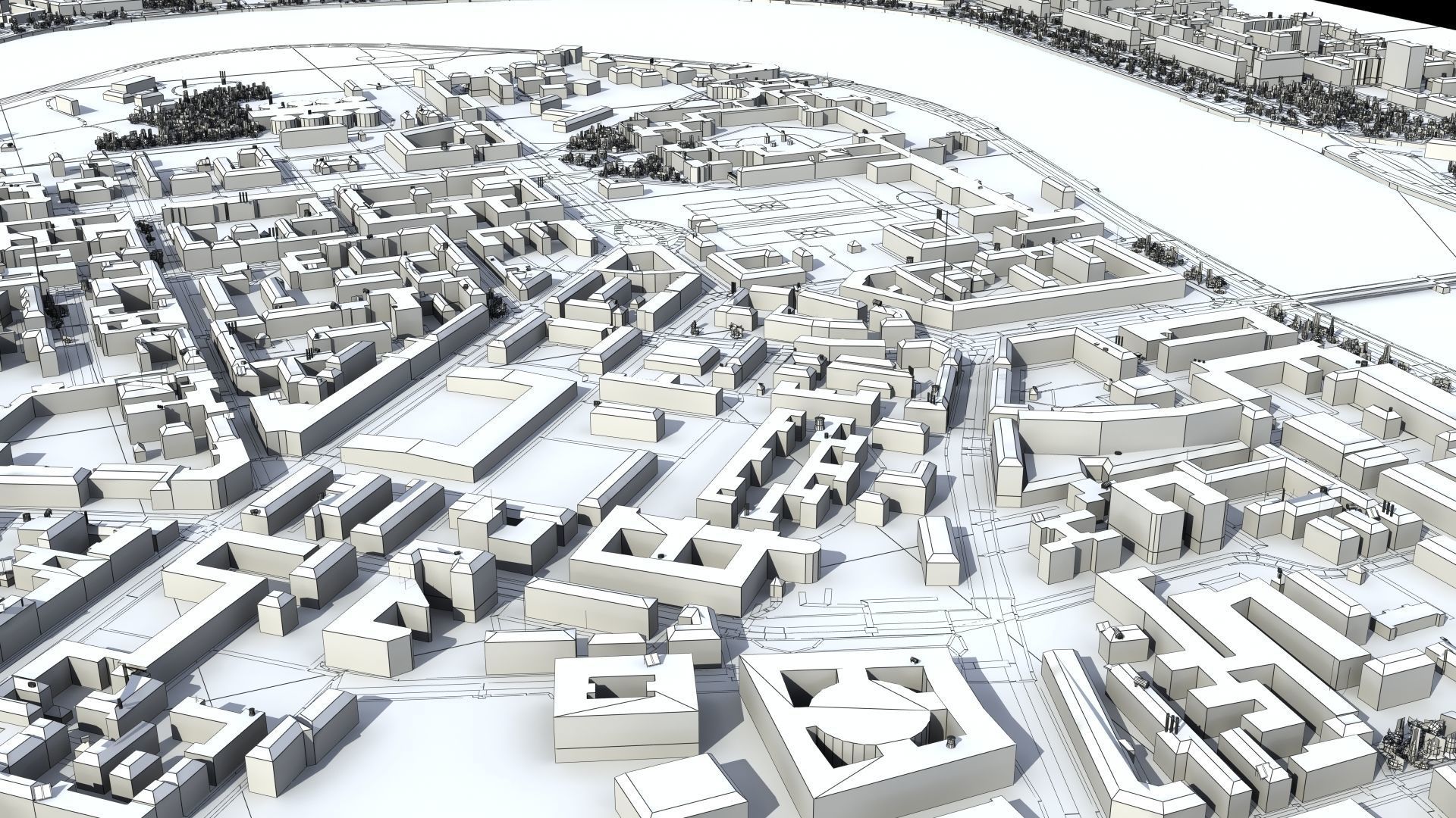 City of St Petersburg Russia Low-poly 3D model_36