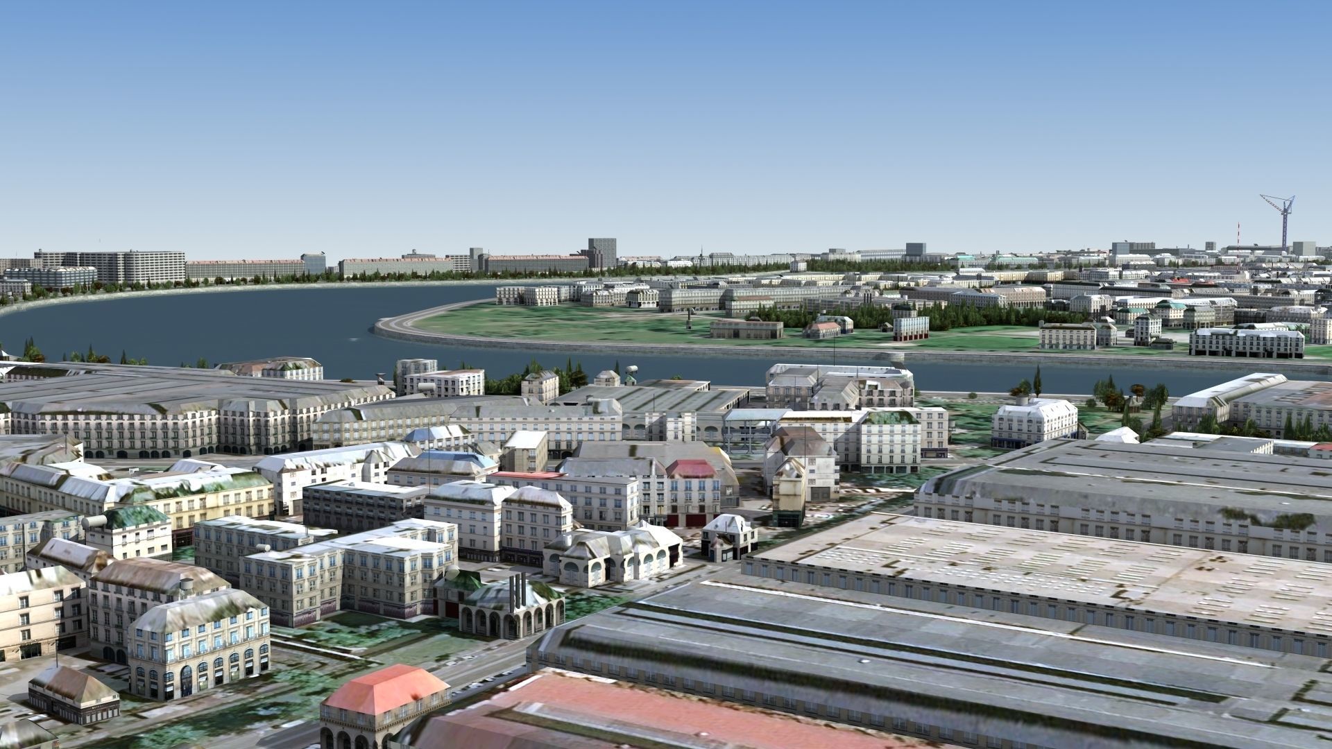 City of St Petersburg Russia Low-poly 3D model_16