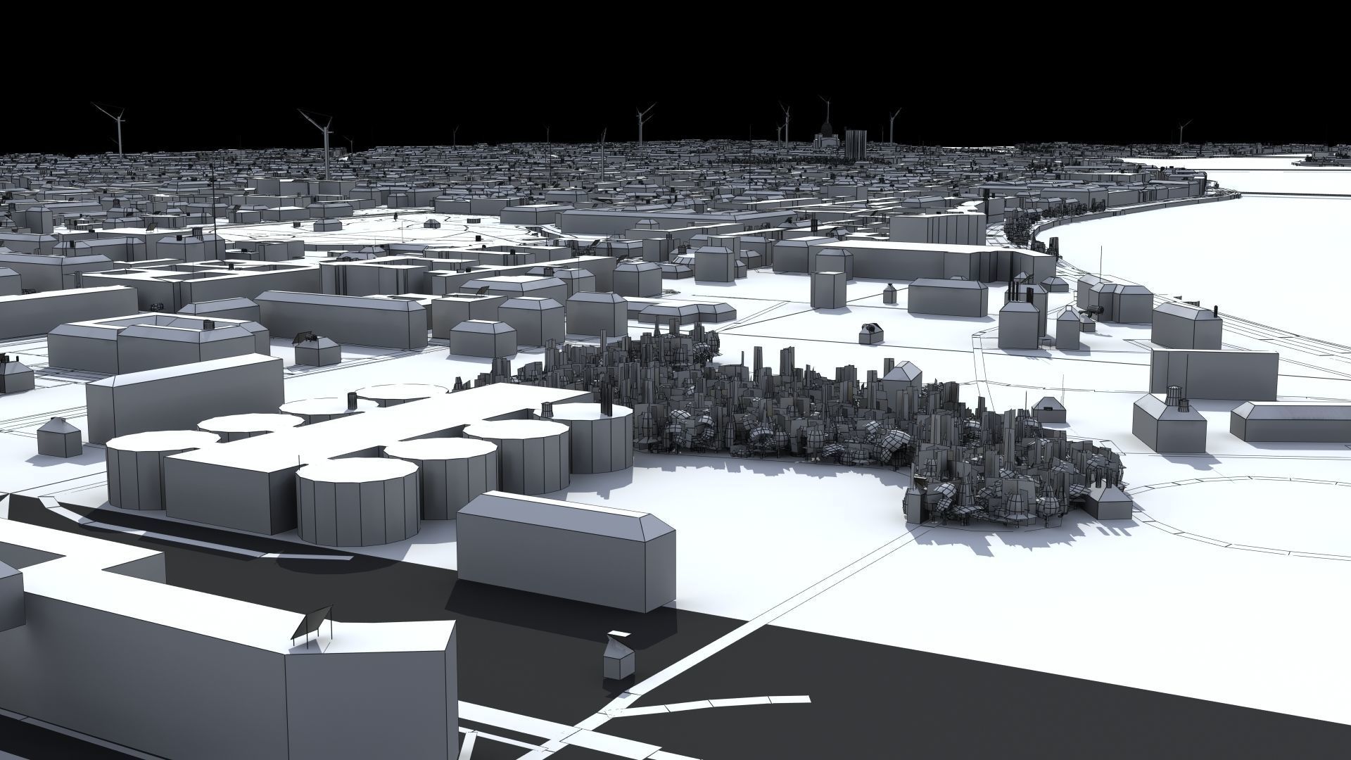 City of St Petersburg Russia Low-poly 3D model_34