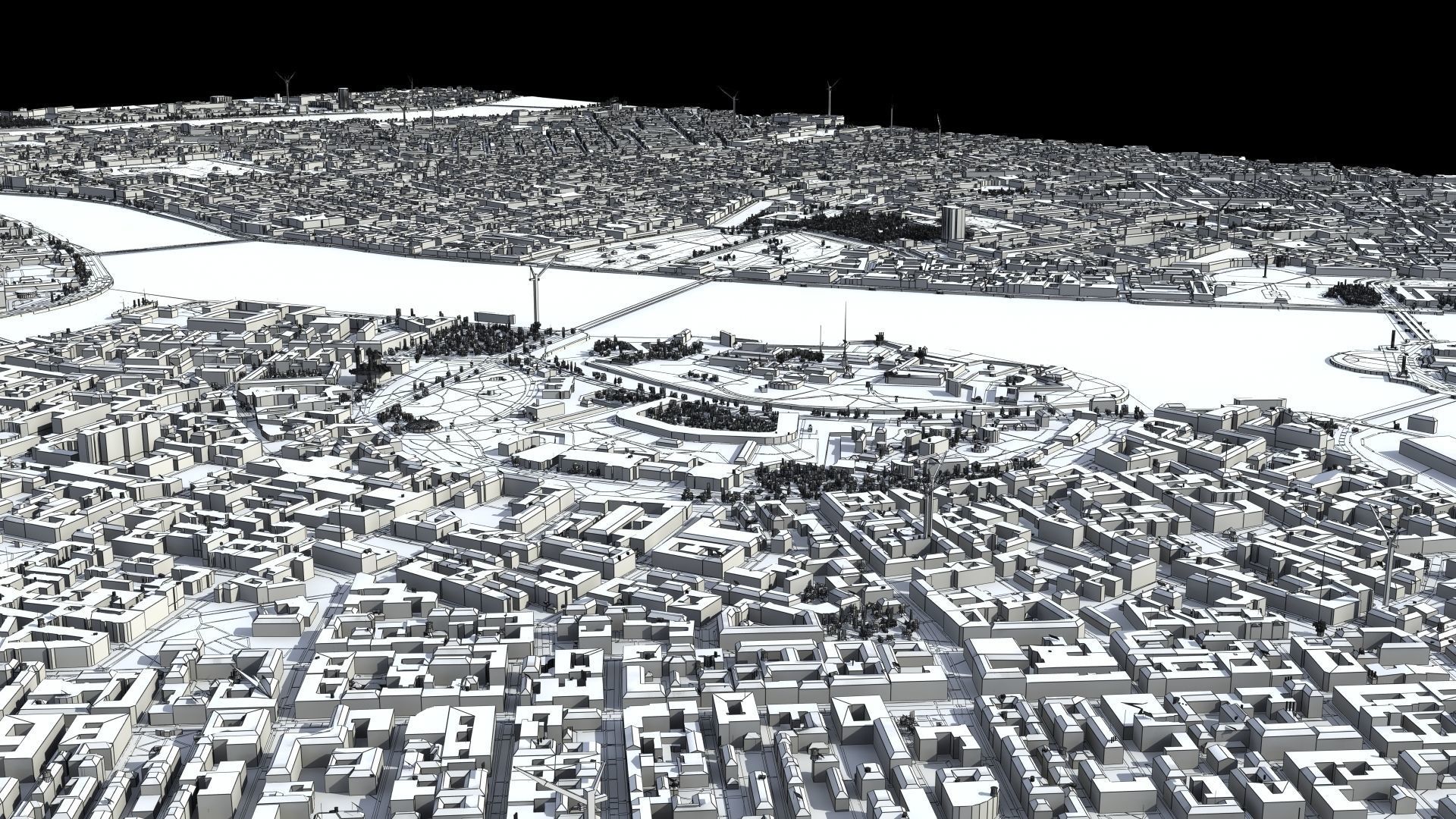 City of St Petersburg Russia Low-poly 3D model_37