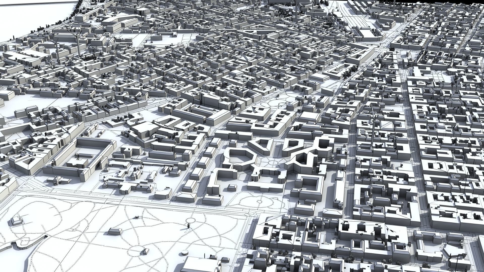 City of St Petersburg Russia Low-poly 3D model_51