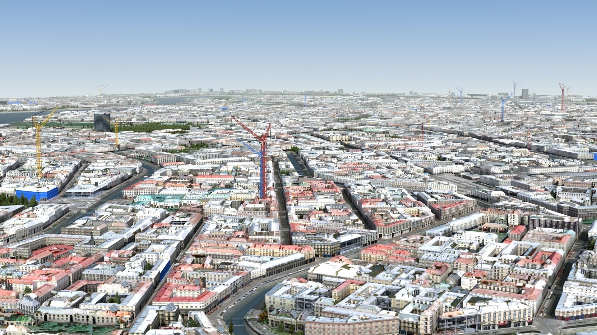 City of St Petersburg Russia Low-poly 3D model_18