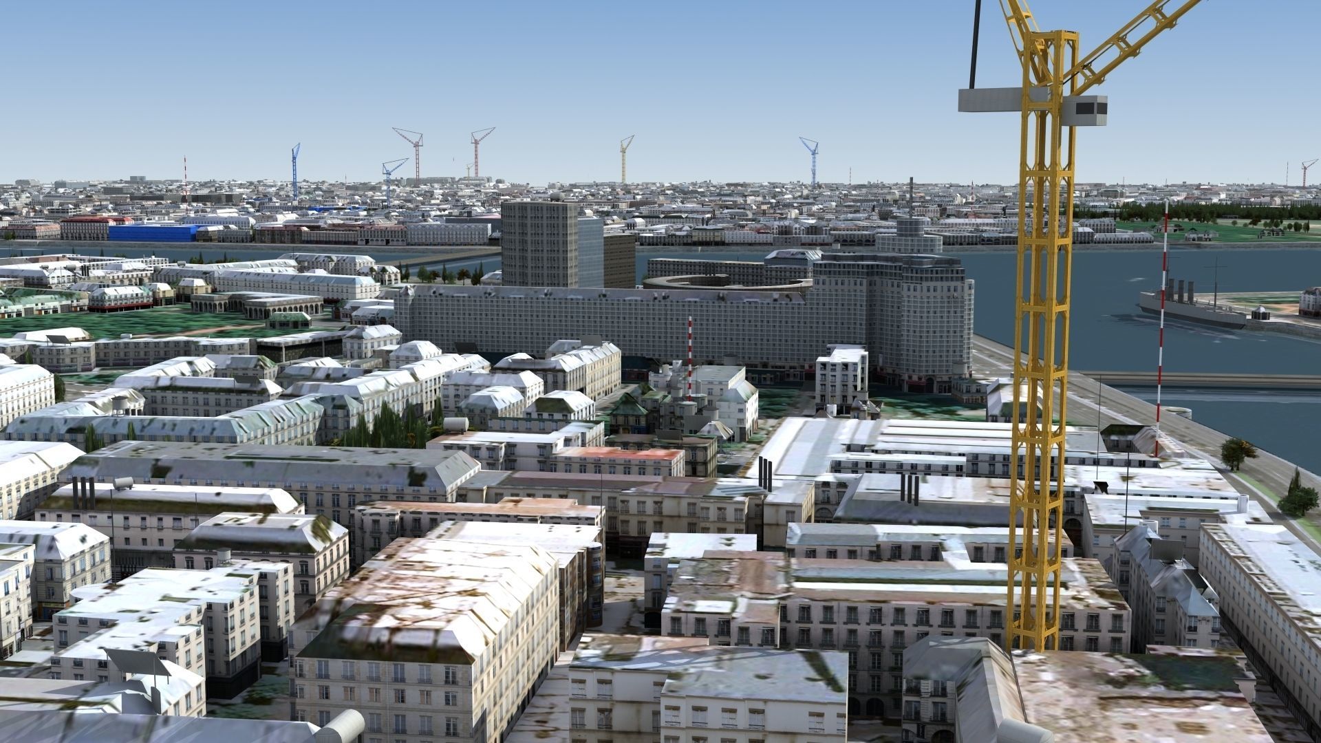City of St Petersburg Russia Low-poly 3D model_14