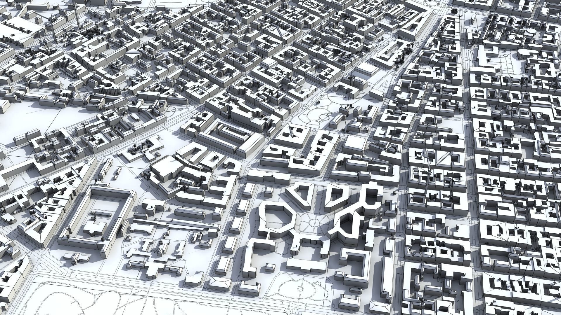 City of St Petersburg Russia Low-poly 3D model_49