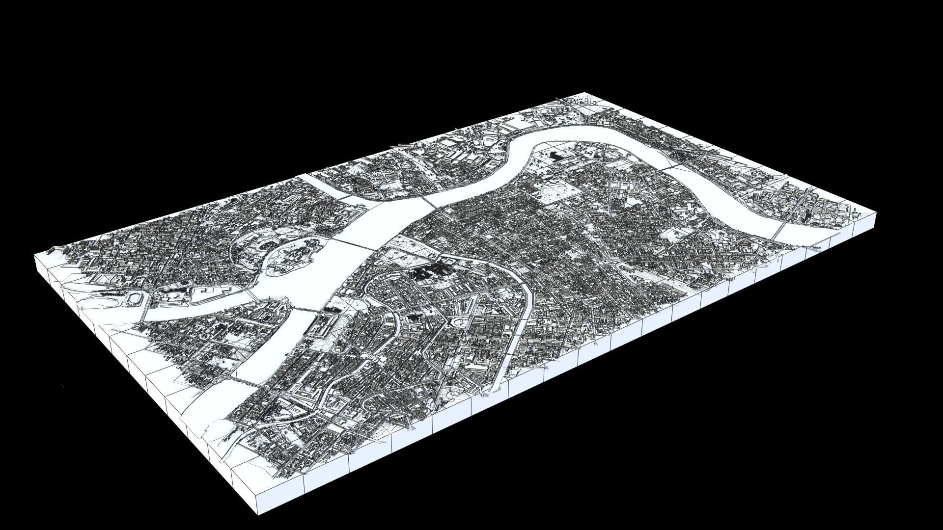 City of St Petersburg Russia Low-poly 3D model_56