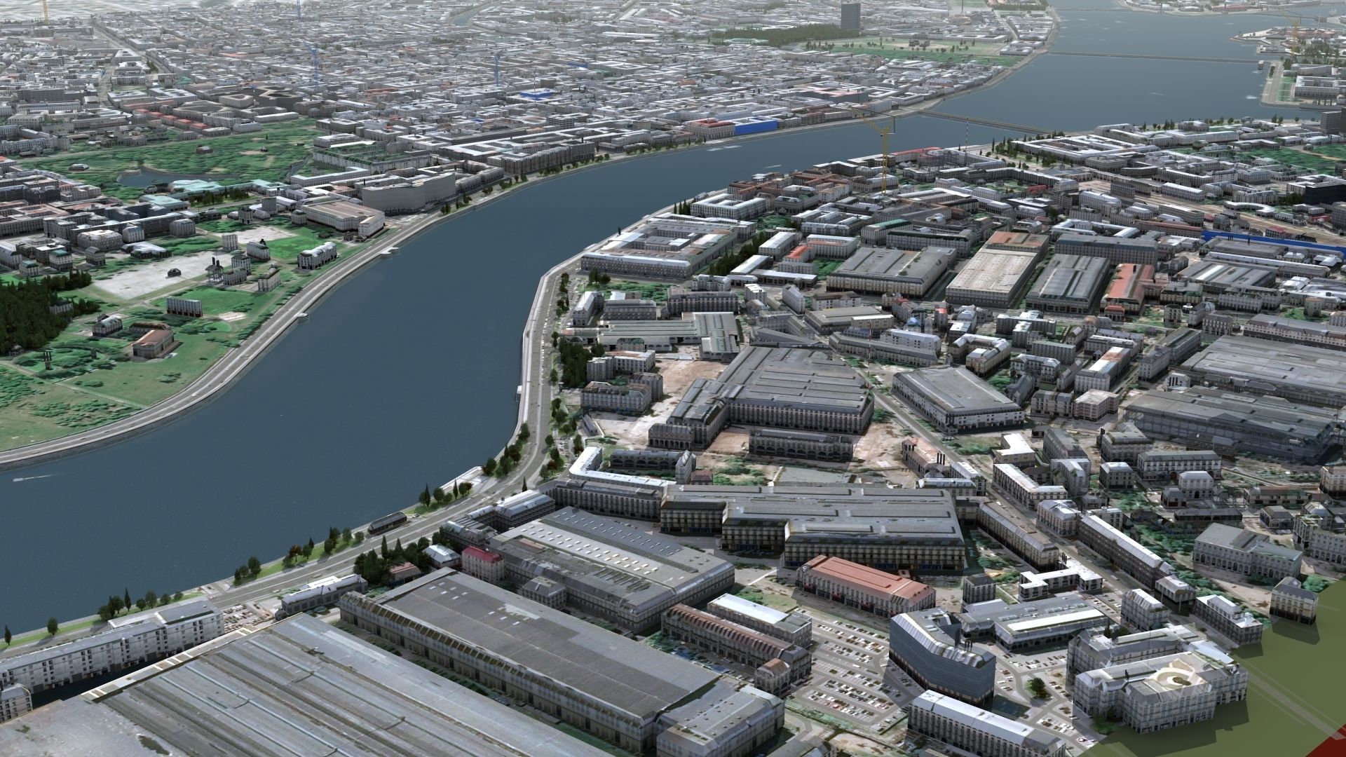 City of St Petersburg Russia Low-poly 3D model_21