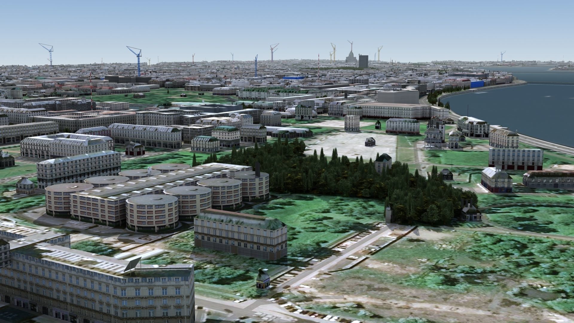 City of St Petersburg Russia Low-poly 3D model_6