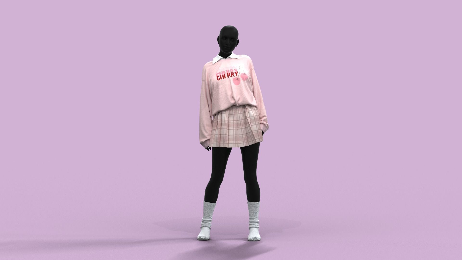  Realistic 3D Models Of School Uniforms   3D model_20