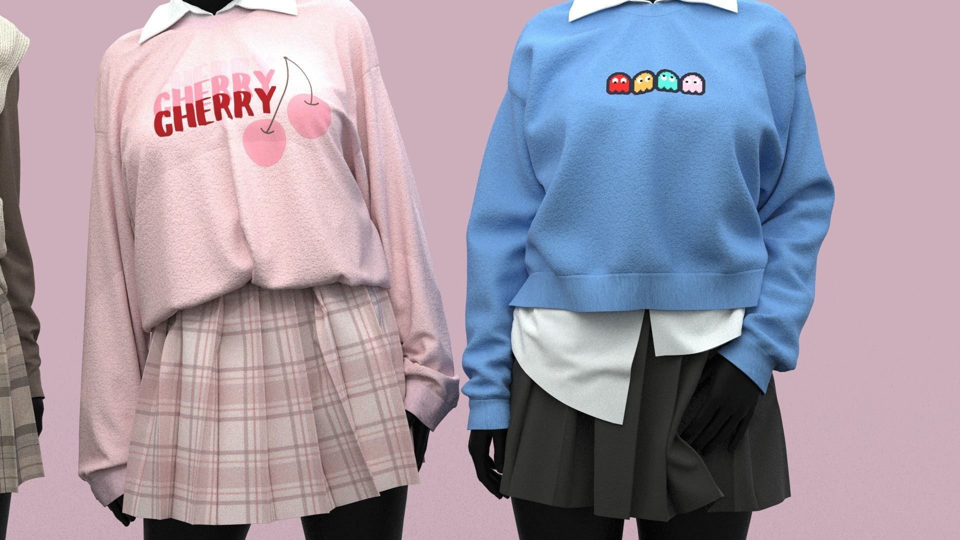  Realistic 3D Models Of School Uniforms   3D model_2