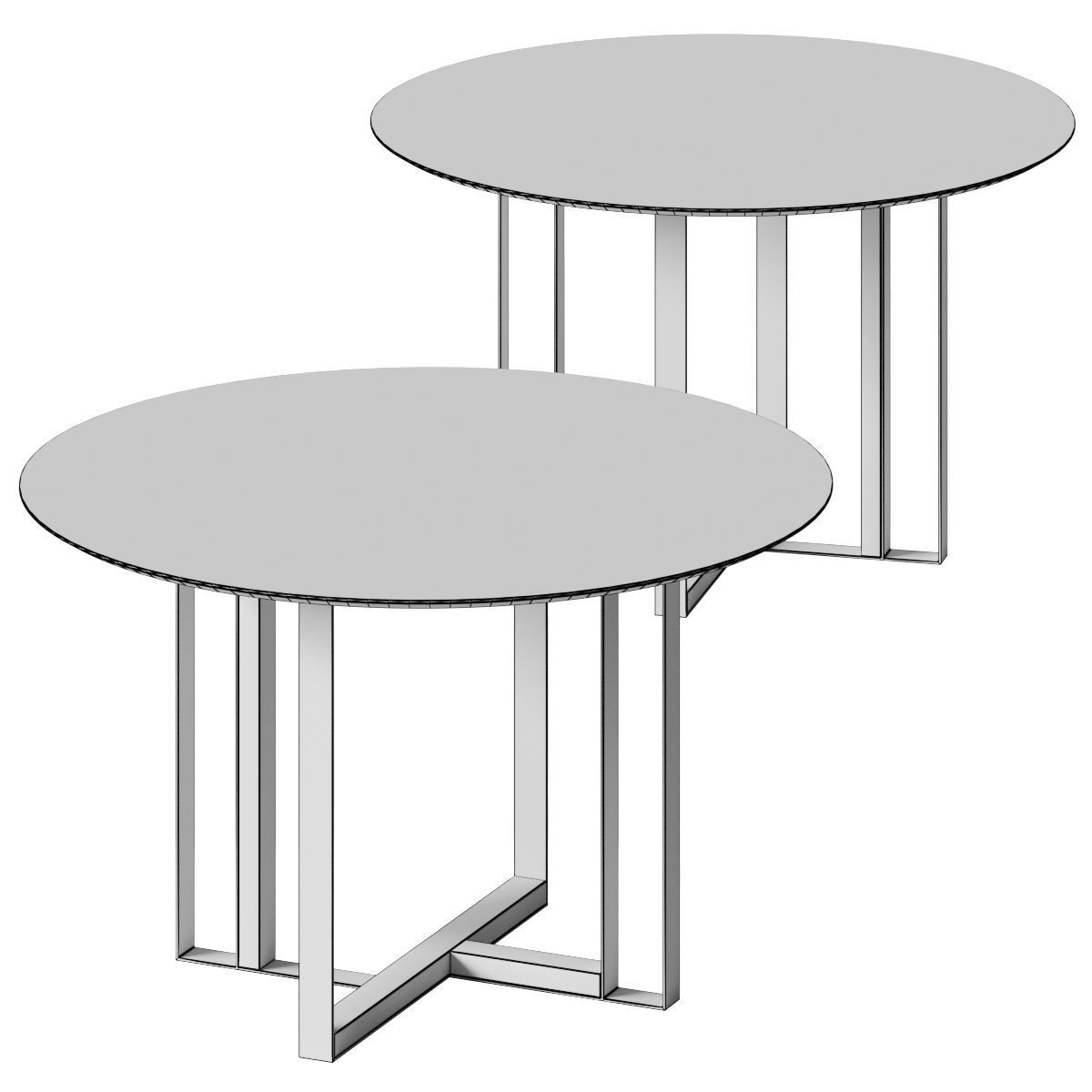 INK Dining Table 3D model_2