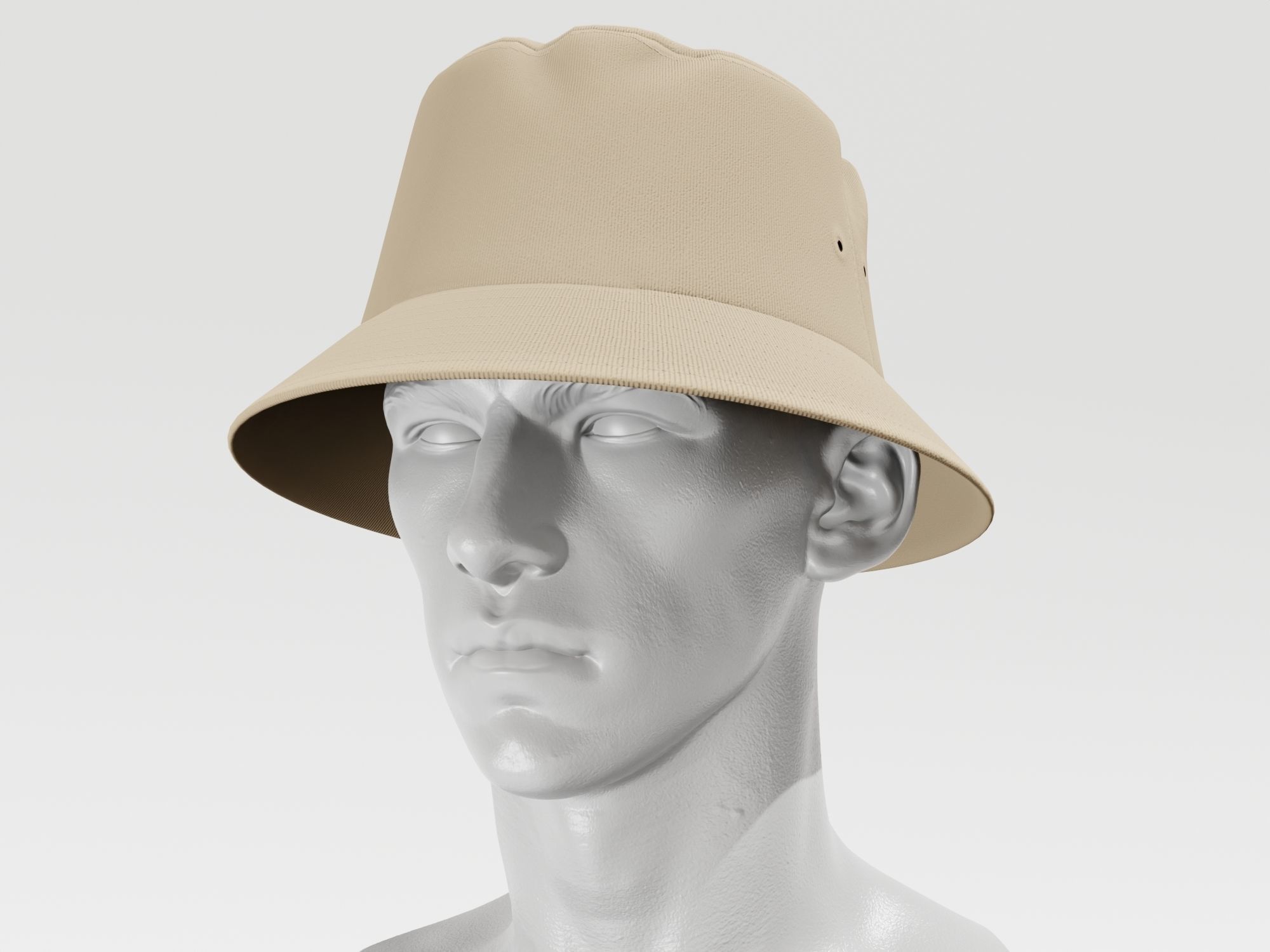 Bucket Hat - PBR 4K  3D Model Collection_5