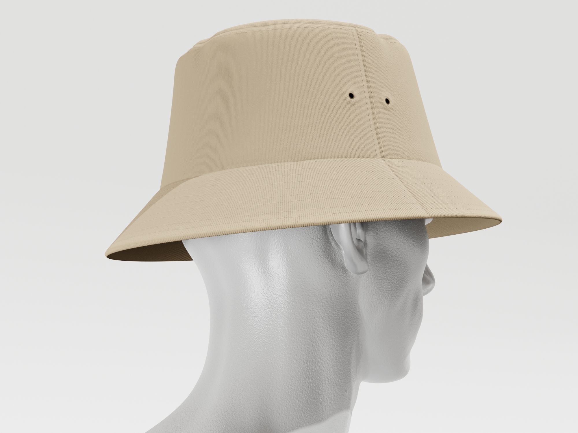 Bucket Hat - PBR 4K  3D Model Collection_4