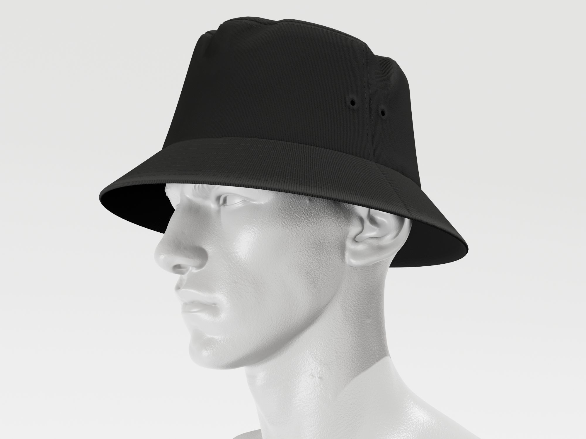 Bucket Hat - PBR 4K  3D Model Collection_12
