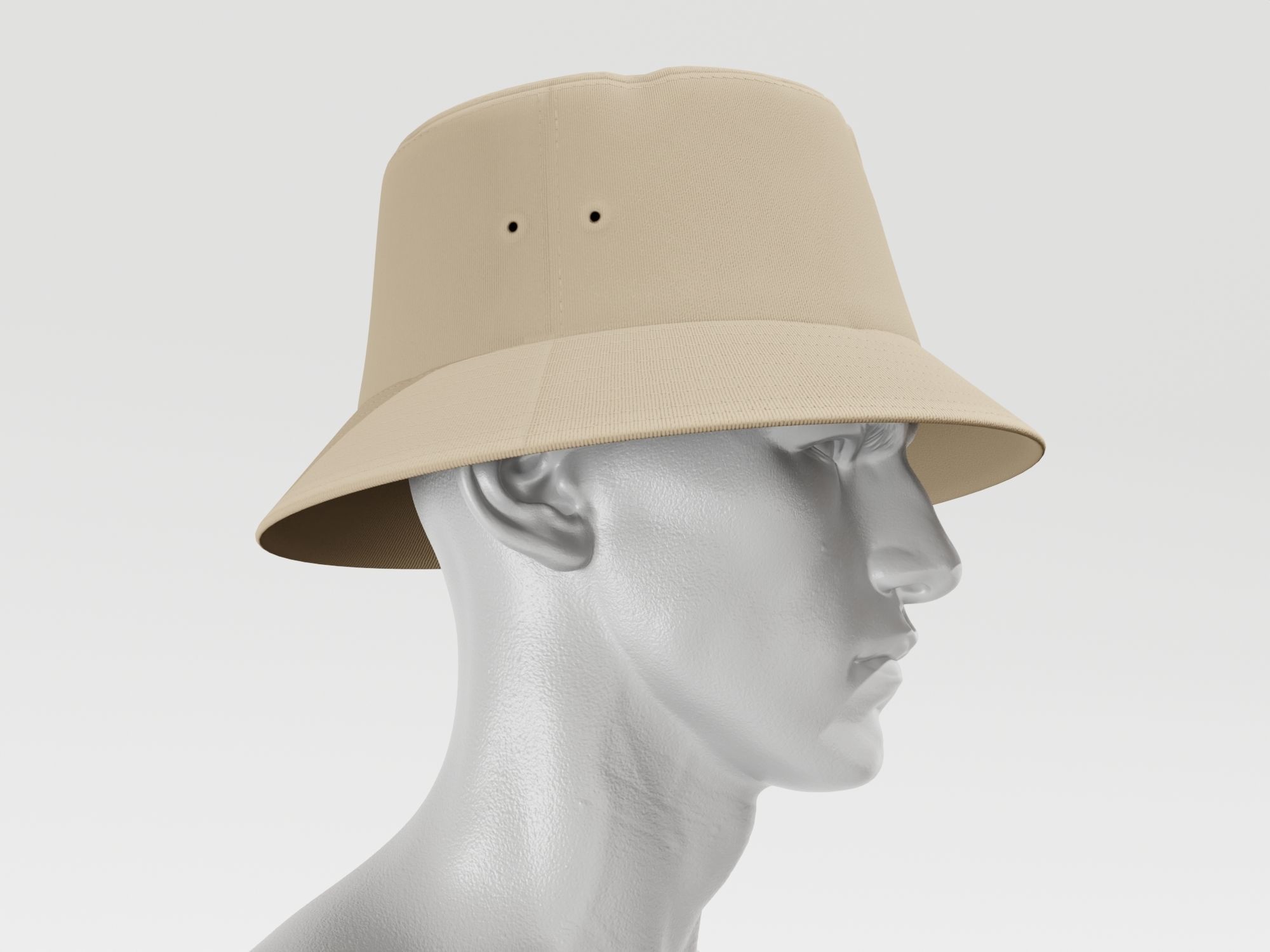 Bucket Hat - PBR 4K  3D Model Collection_3