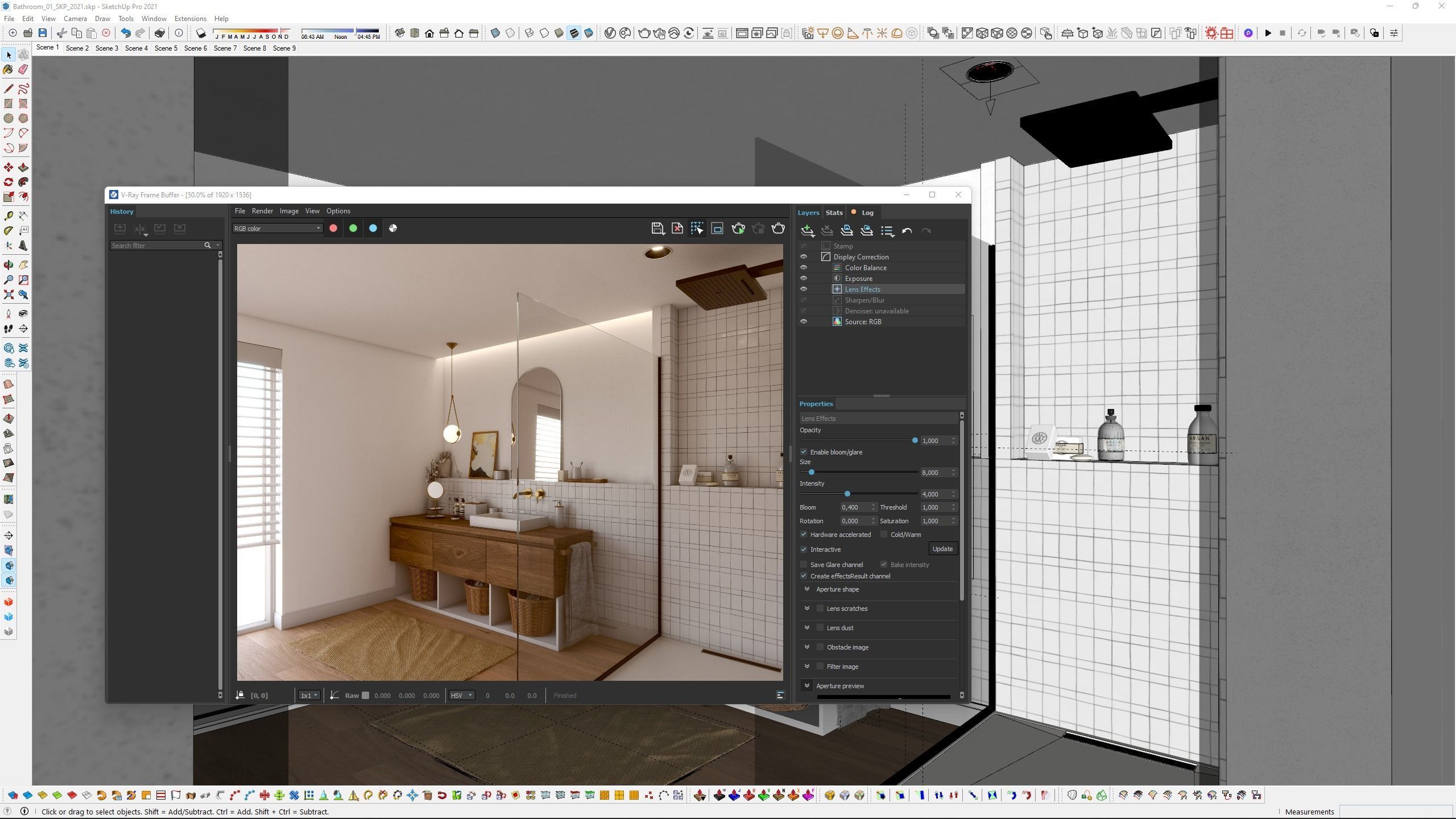 Nice Cozy Bathroom No1 3D model_9
