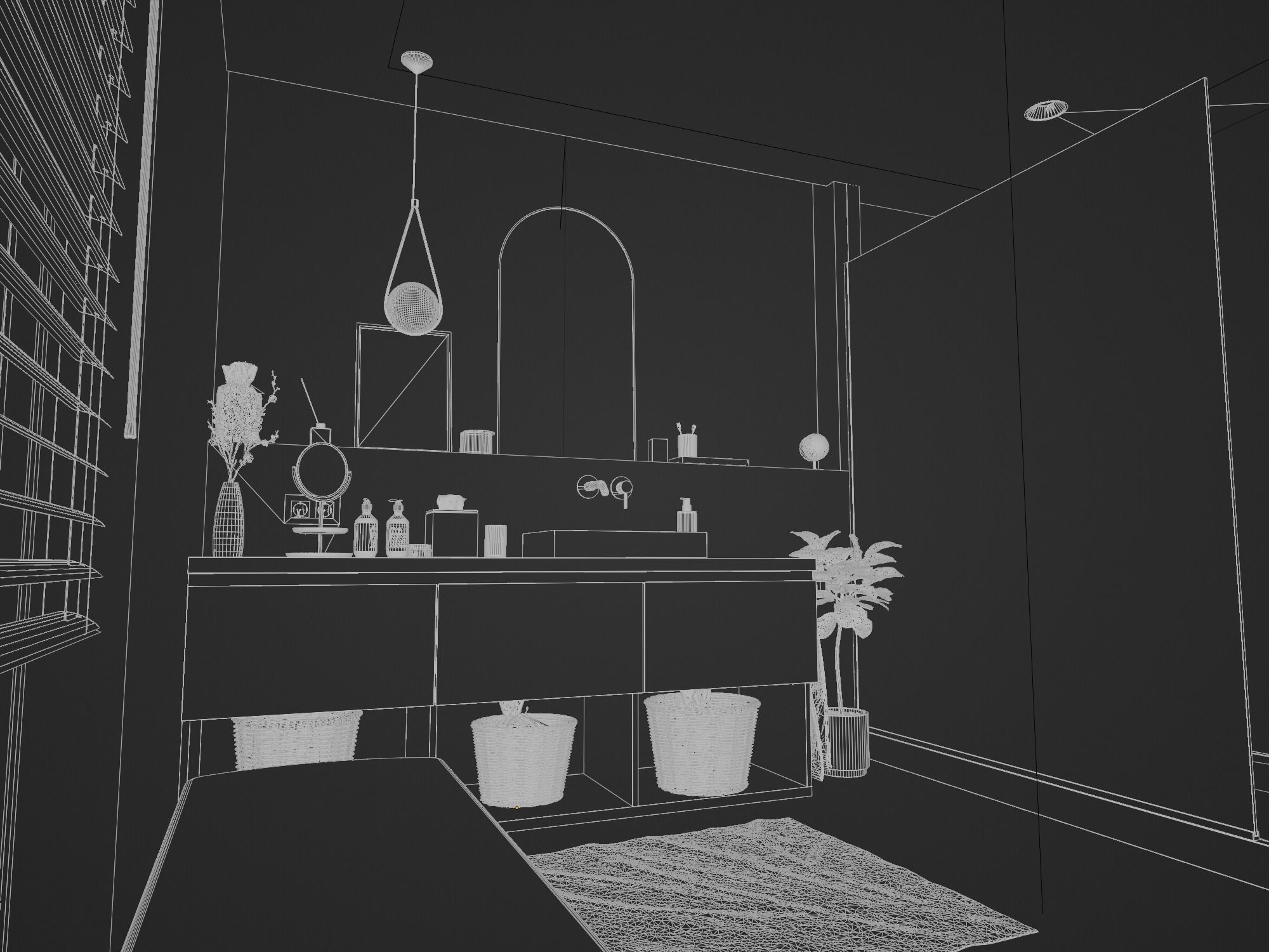 Nice Cozy Bathroom No1 3D model_24