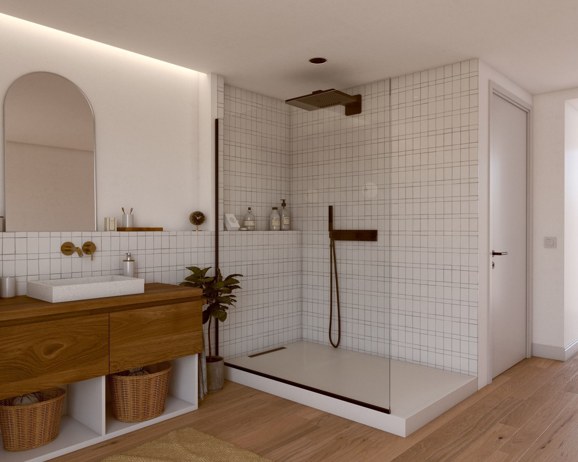 Nice Cozy Bathroom No1 3D model_3
