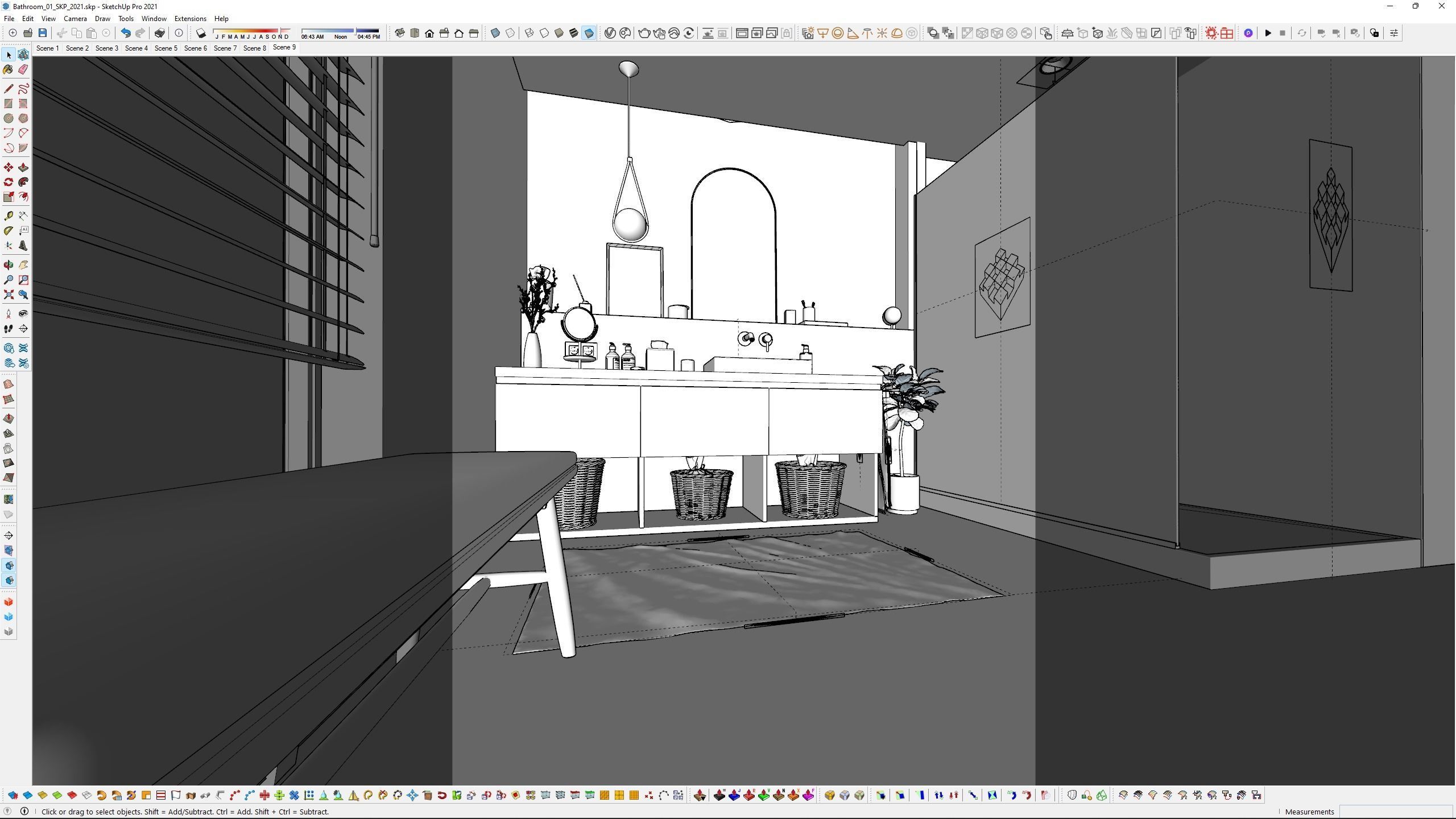 Nice Cozy Bathroom No1 3D model_23