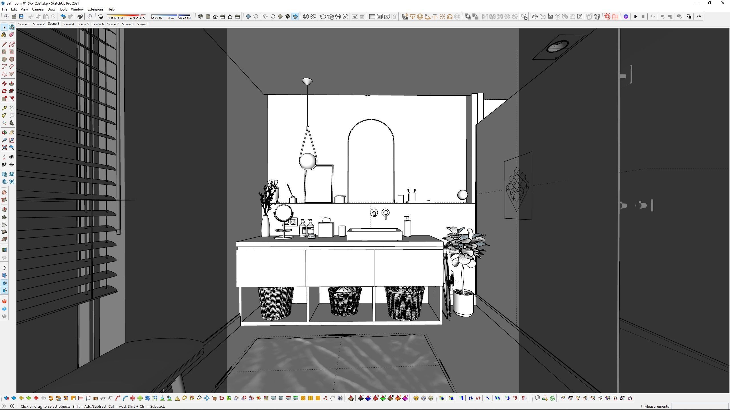 Nice Cozy Bathroom No1 3D model_21