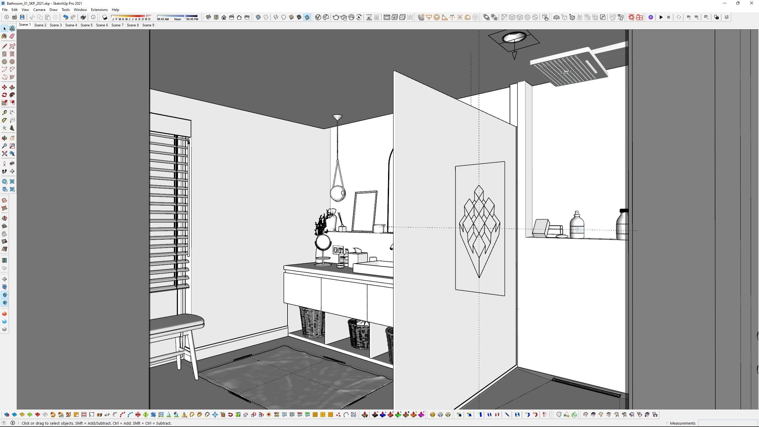 Nice Cozy Bathroom No1 3D model_20