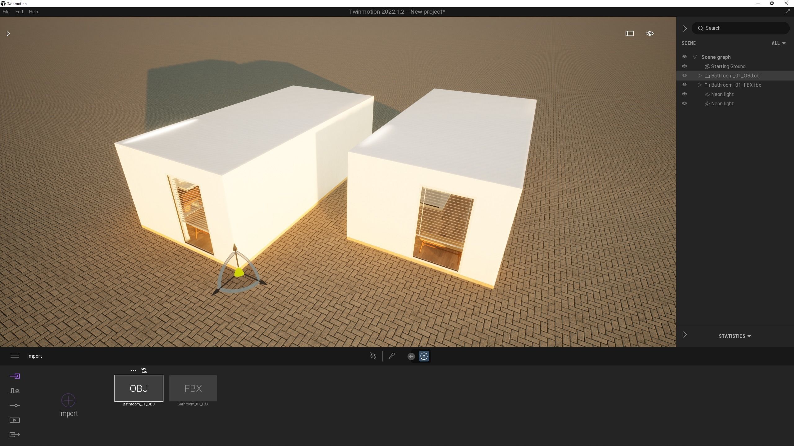 Nice Cozy Bathroom No1 3D model_14