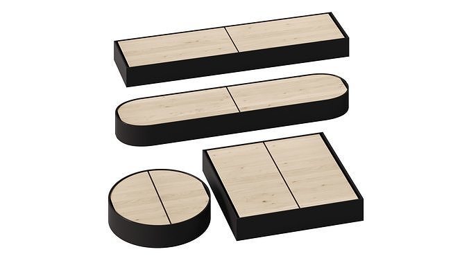 Living Divani FLAP - coffee tables - coffee tables 3D model