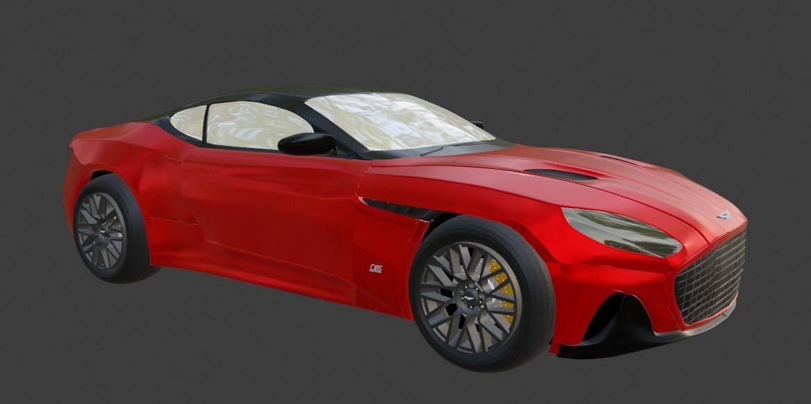 ASTON MARTIN DBS Superleggera 3D model_3