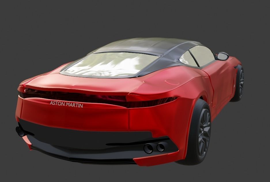 ASTON MARTIN DBS Superleggera 3D model_4