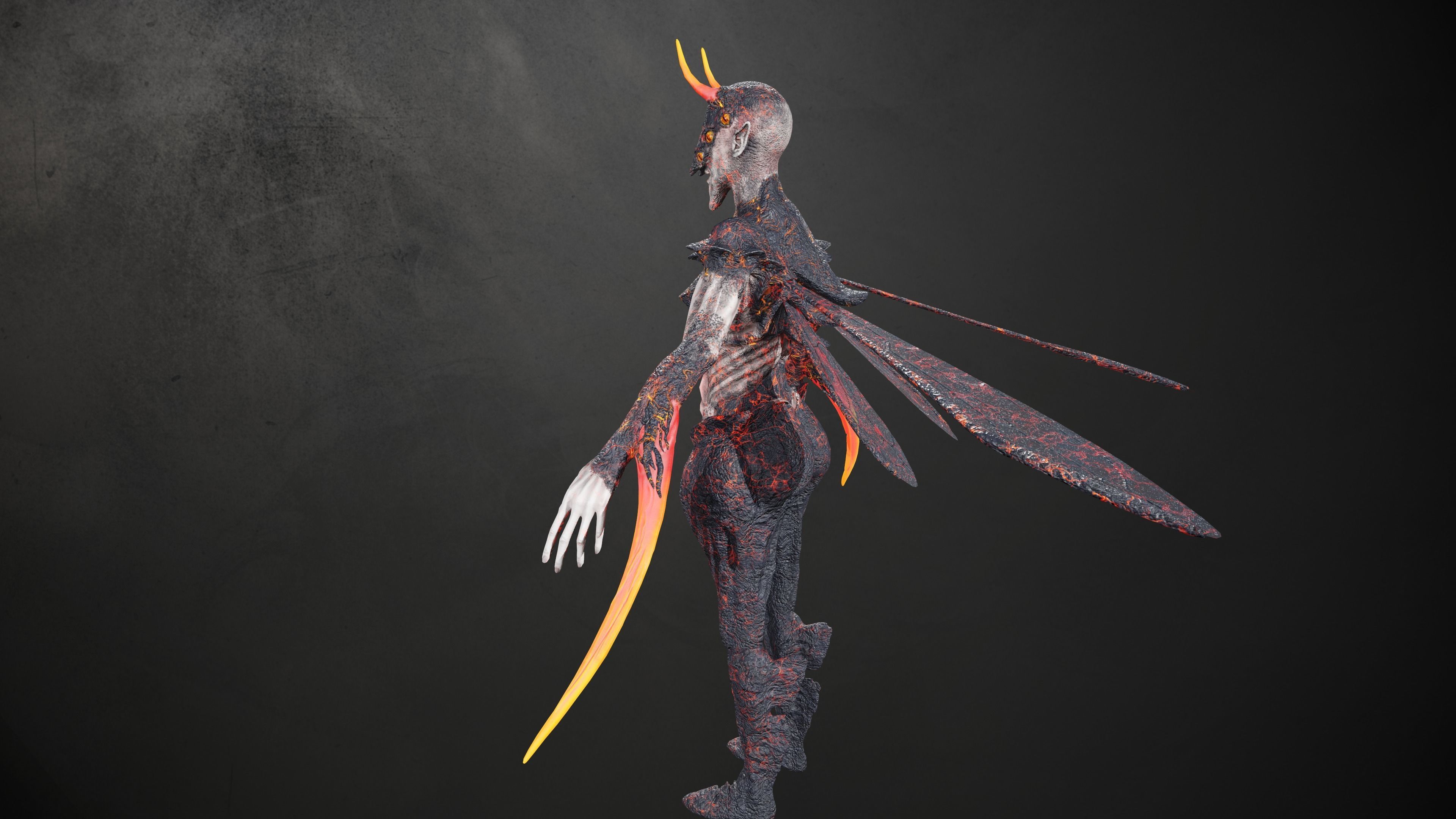 Elliel demon 3D Model Collection_44