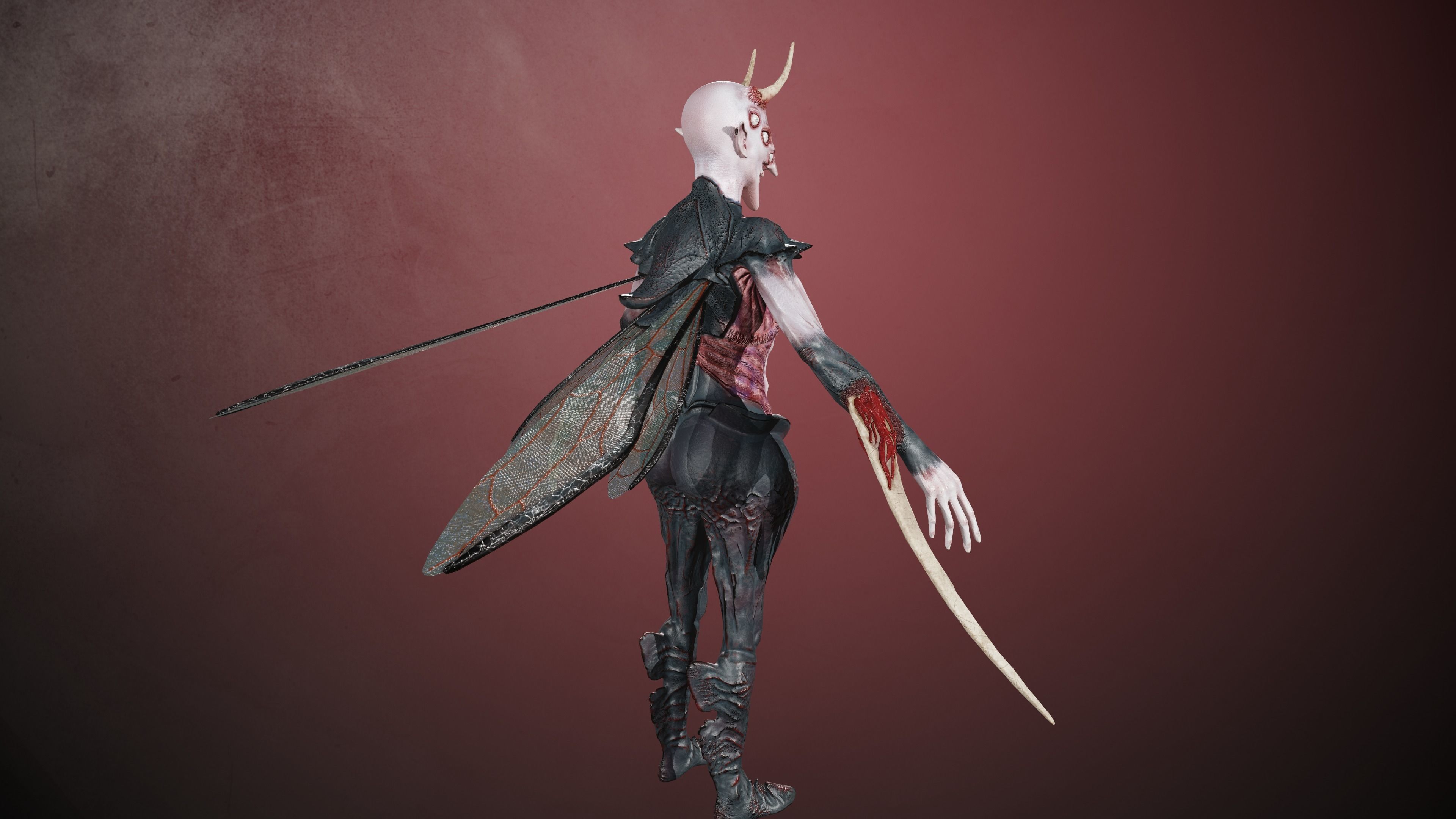 Elliel demon 3D Model Collection_14