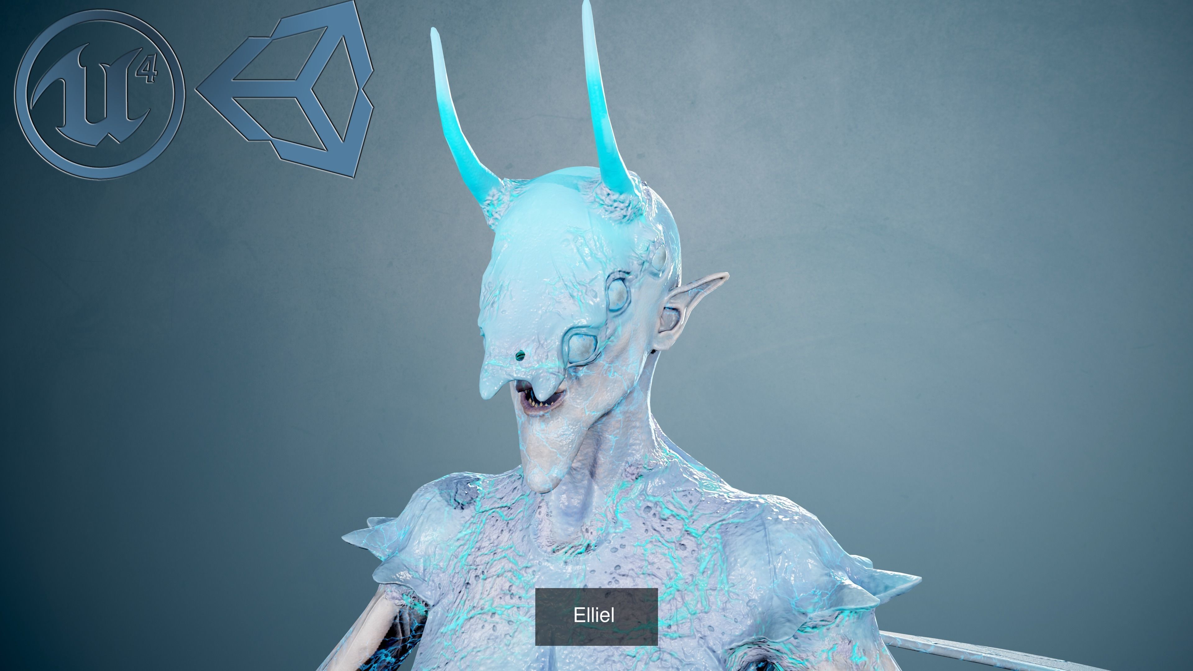 Elliel demon 3D Model Collection_4