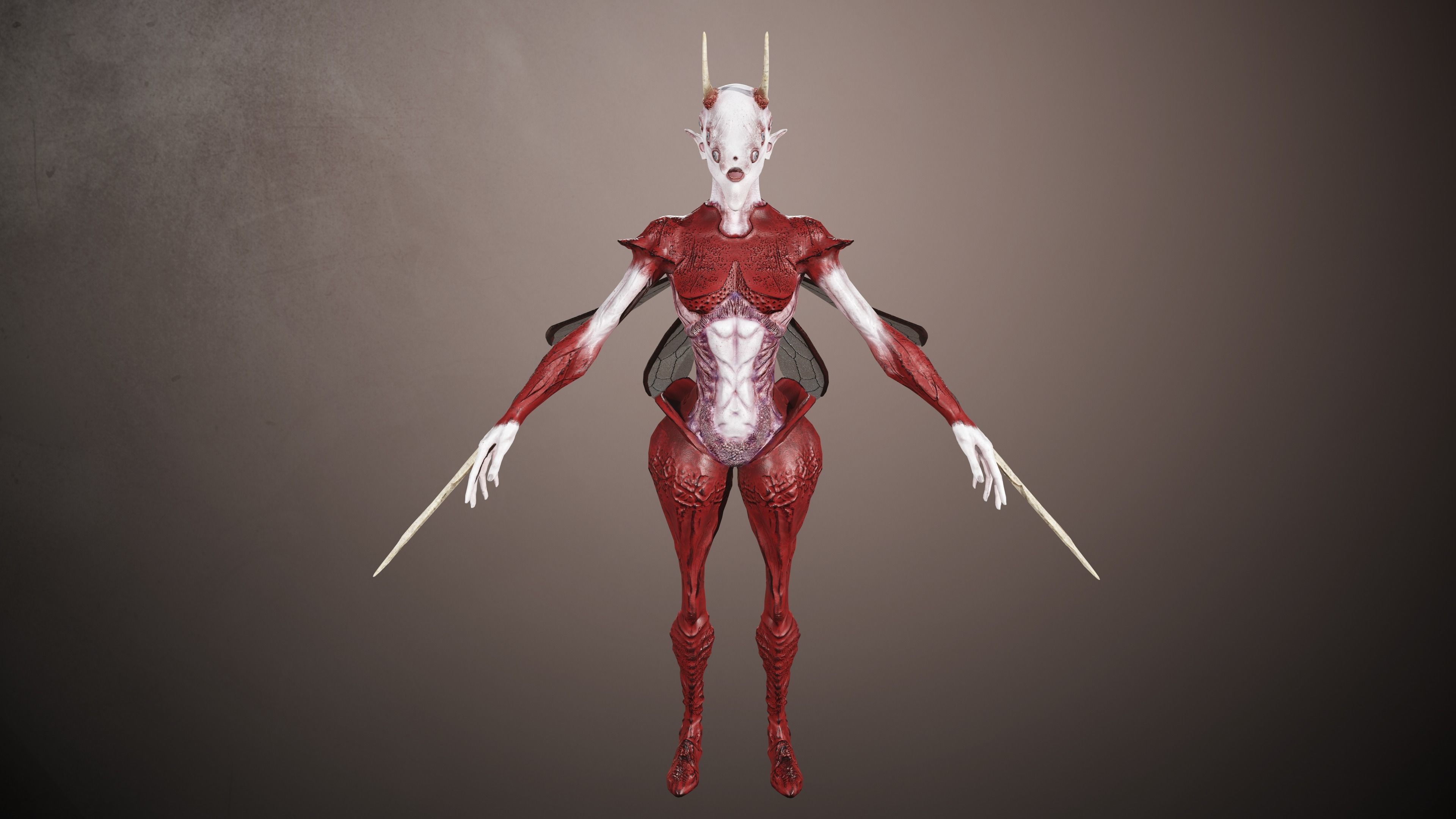 Elliel demon 3D Model Collection_29