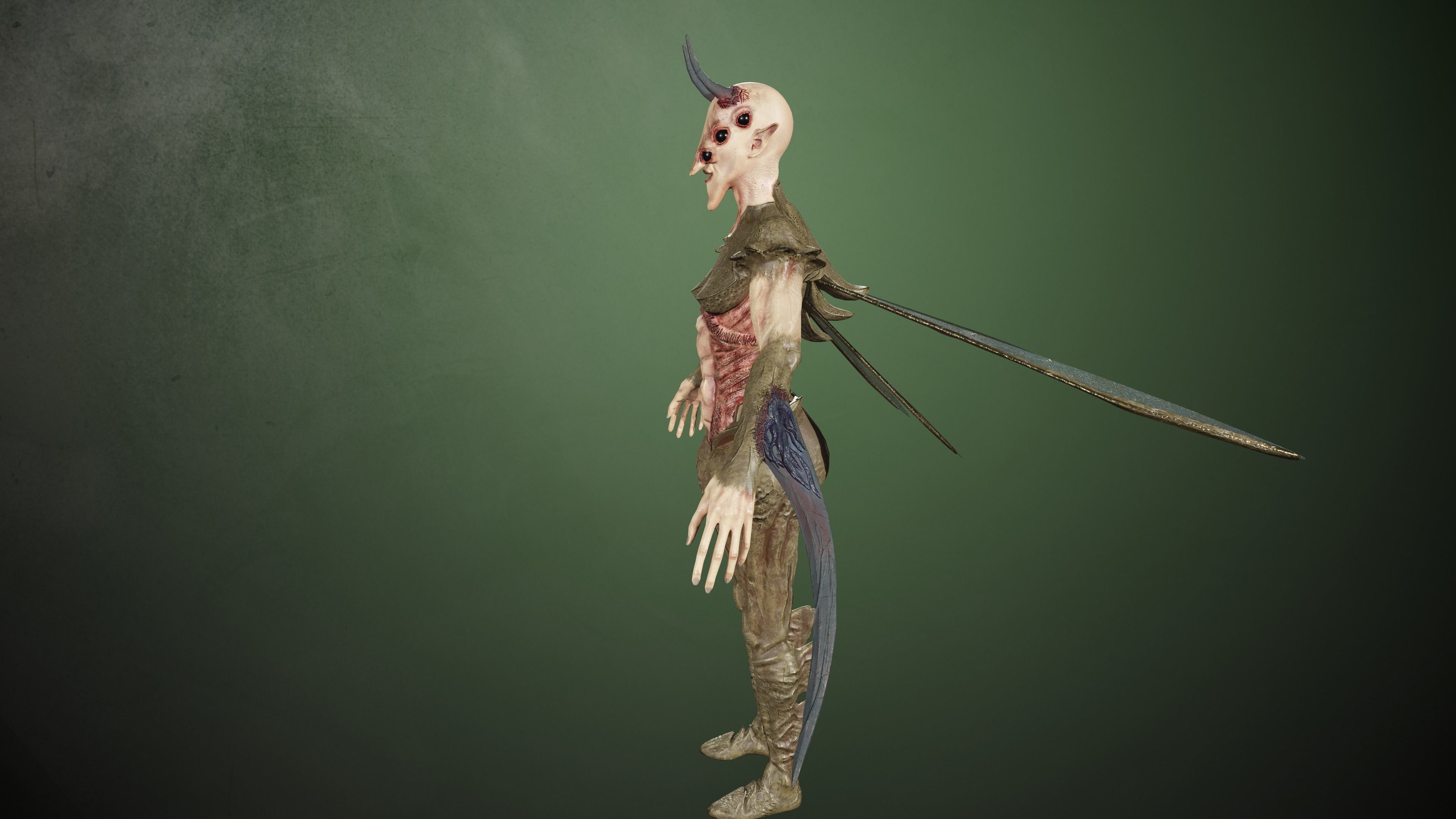 Elliel demon 3D Model Collection_16