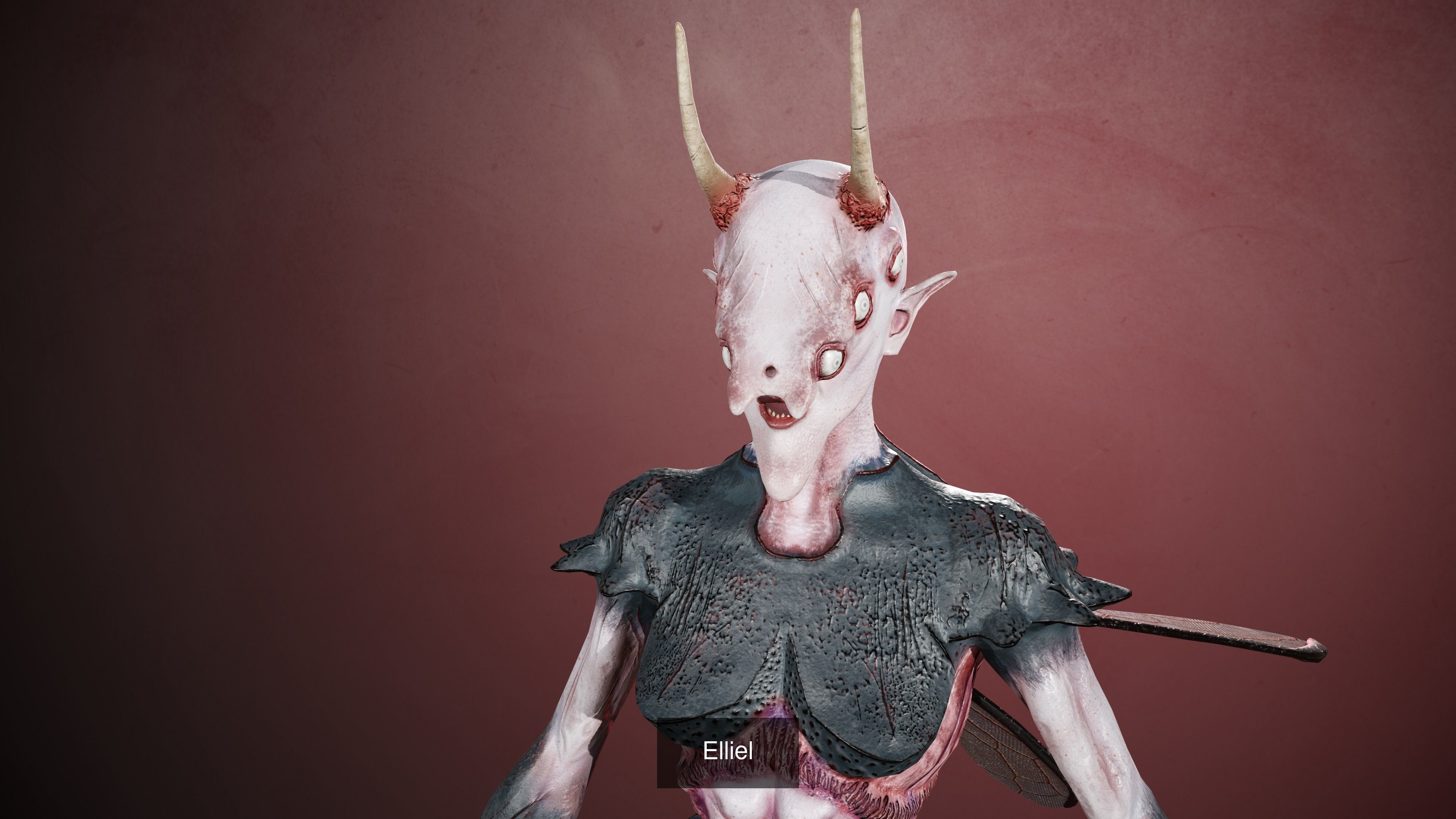 Elliel demon 3D Model Collection_1