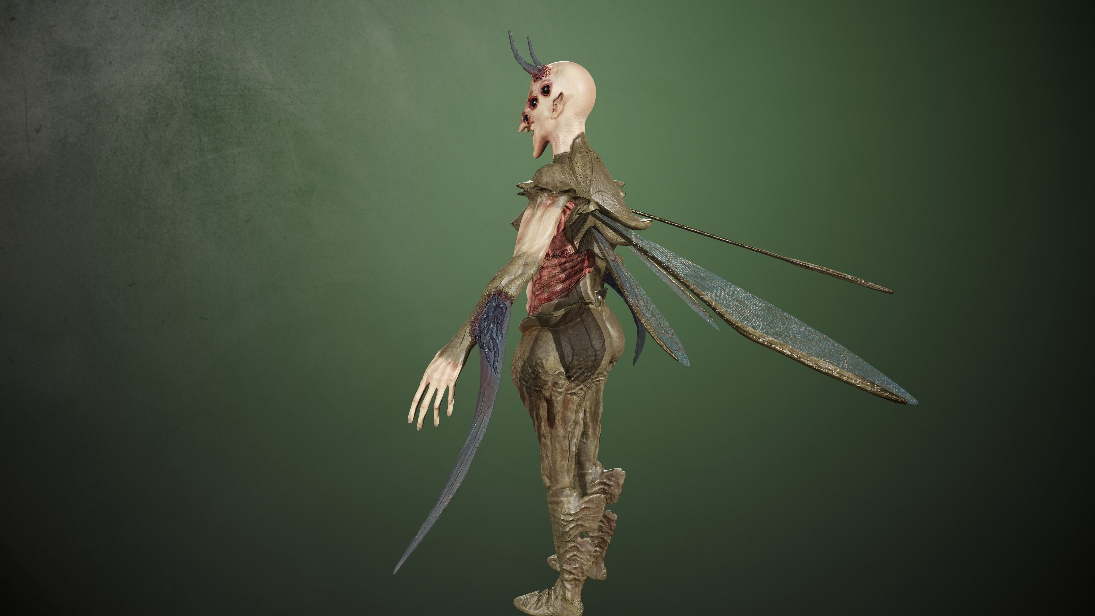 Elliel demon 3D Model Collection_22