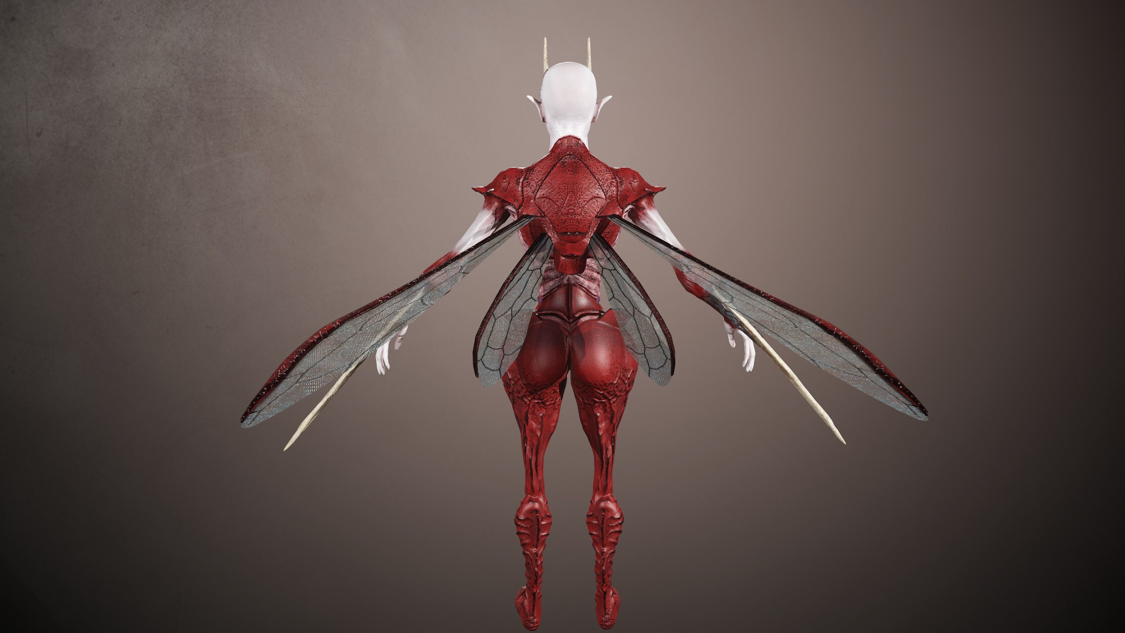 Elliel demon 3D Model Collection_27