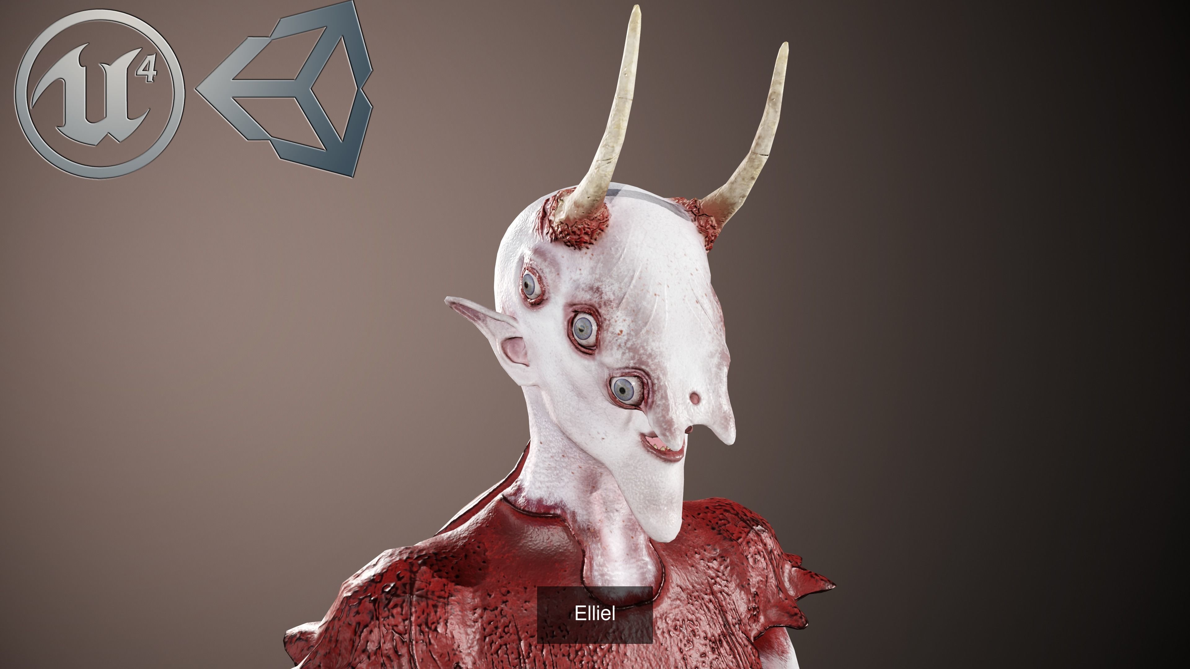 Elliel demon 3D Model Collection_3