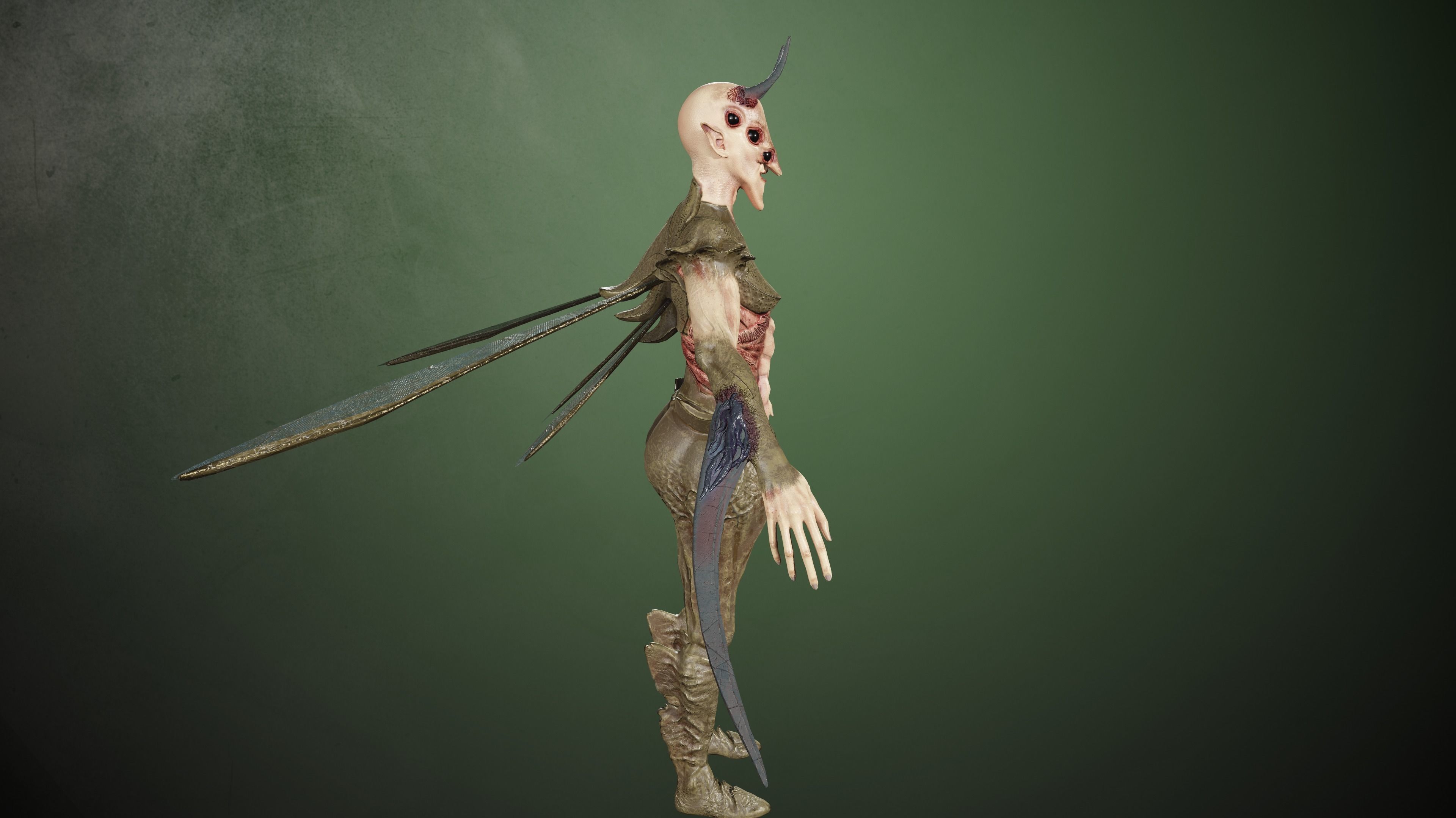 Elliel demon 3D Model Collection_15