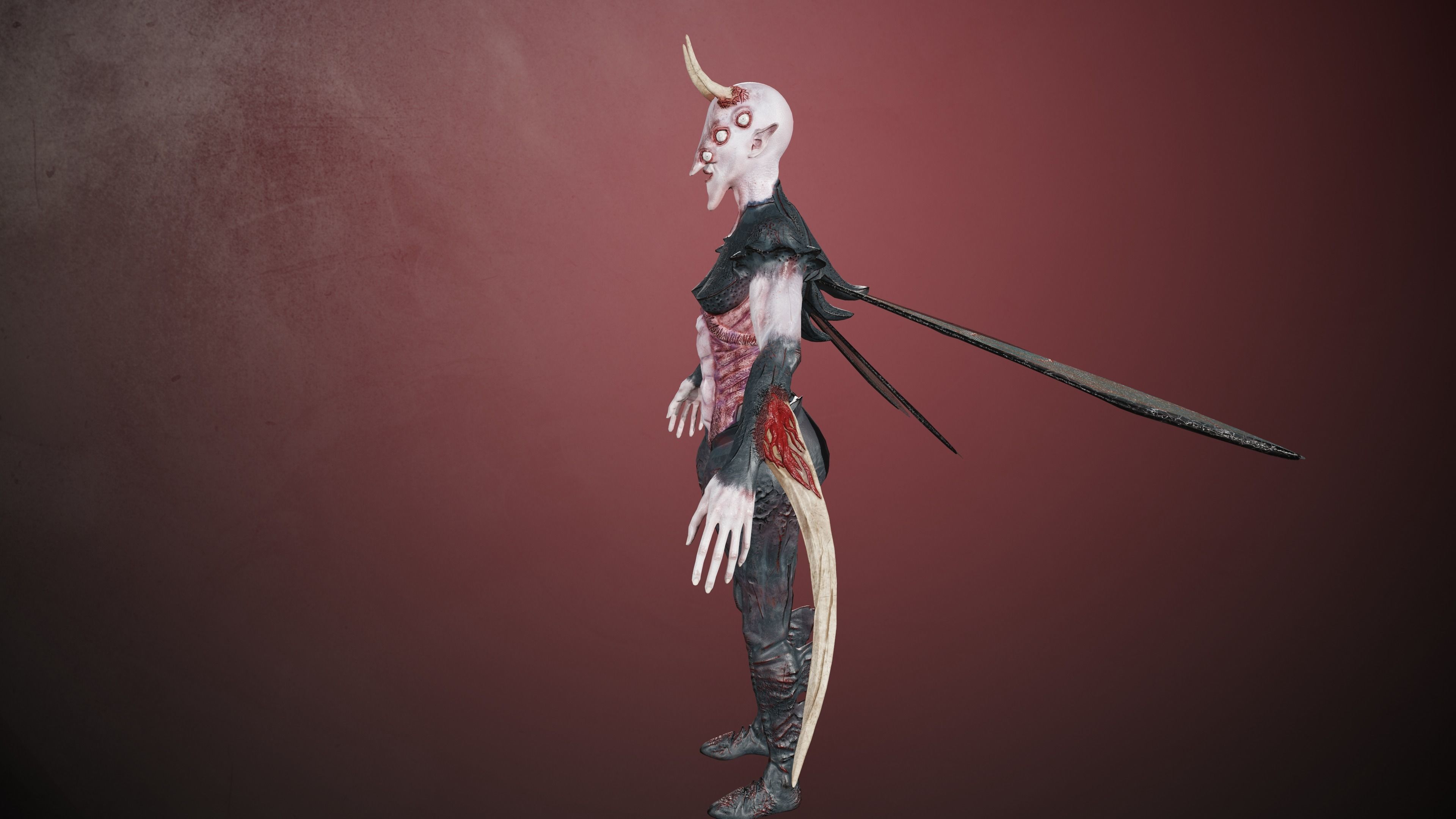 Elliel demon 3D Model Collection_9