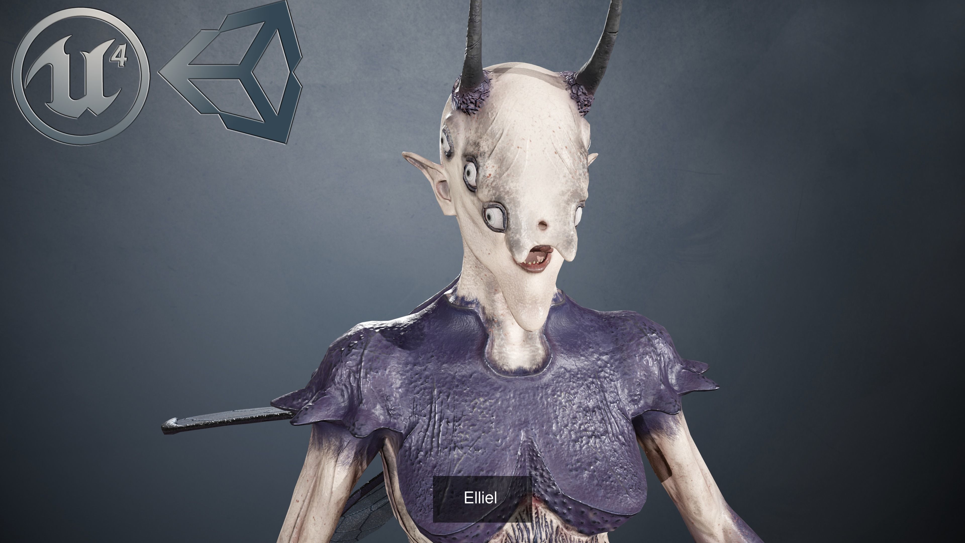 Elliel demon 3D Model Collection_5