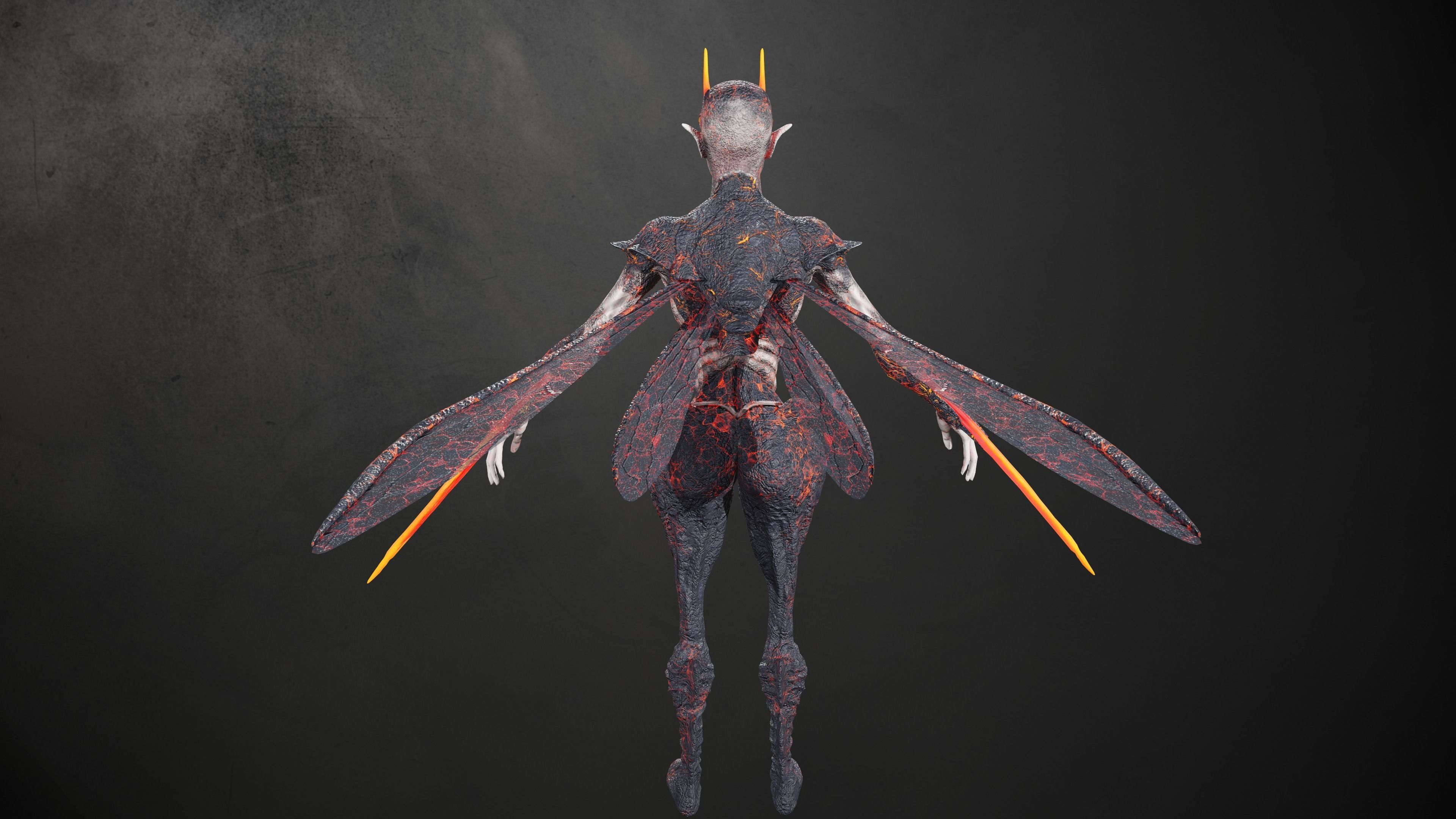 Elliel demon 3D Model Collection_46