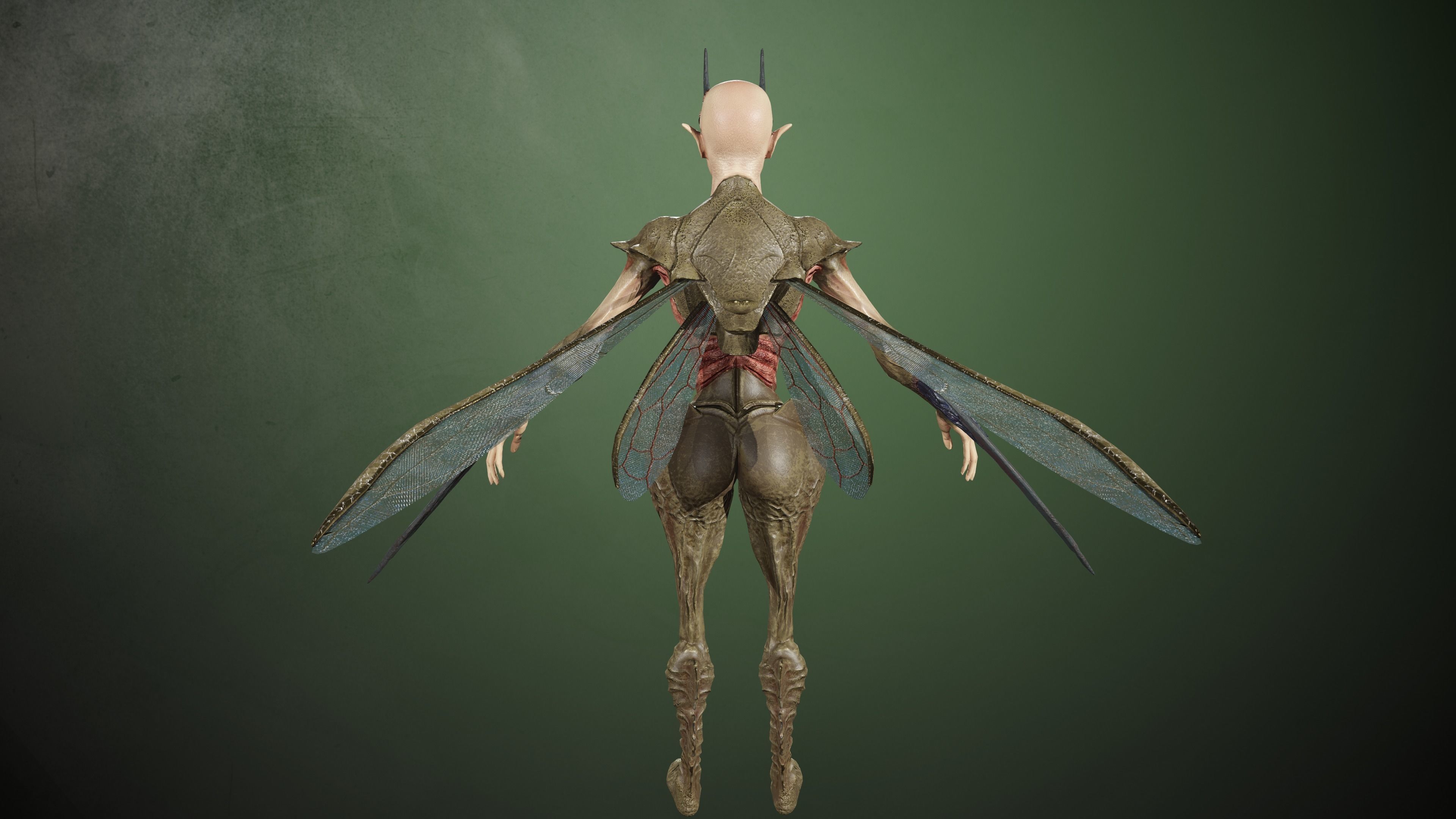 Elliel demon 3D Model Collection_18