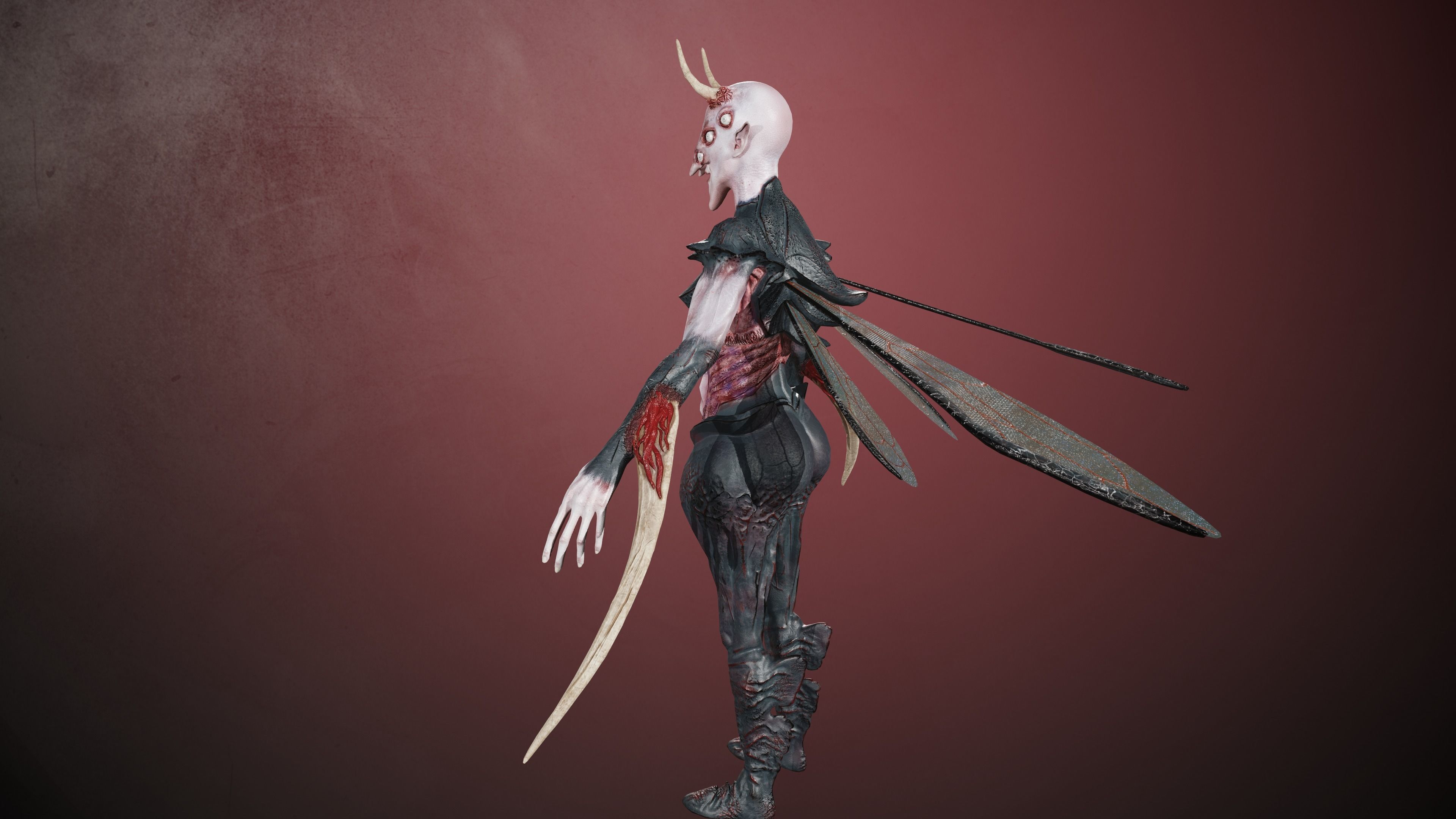 Elliel demon 3D Model Collection_12