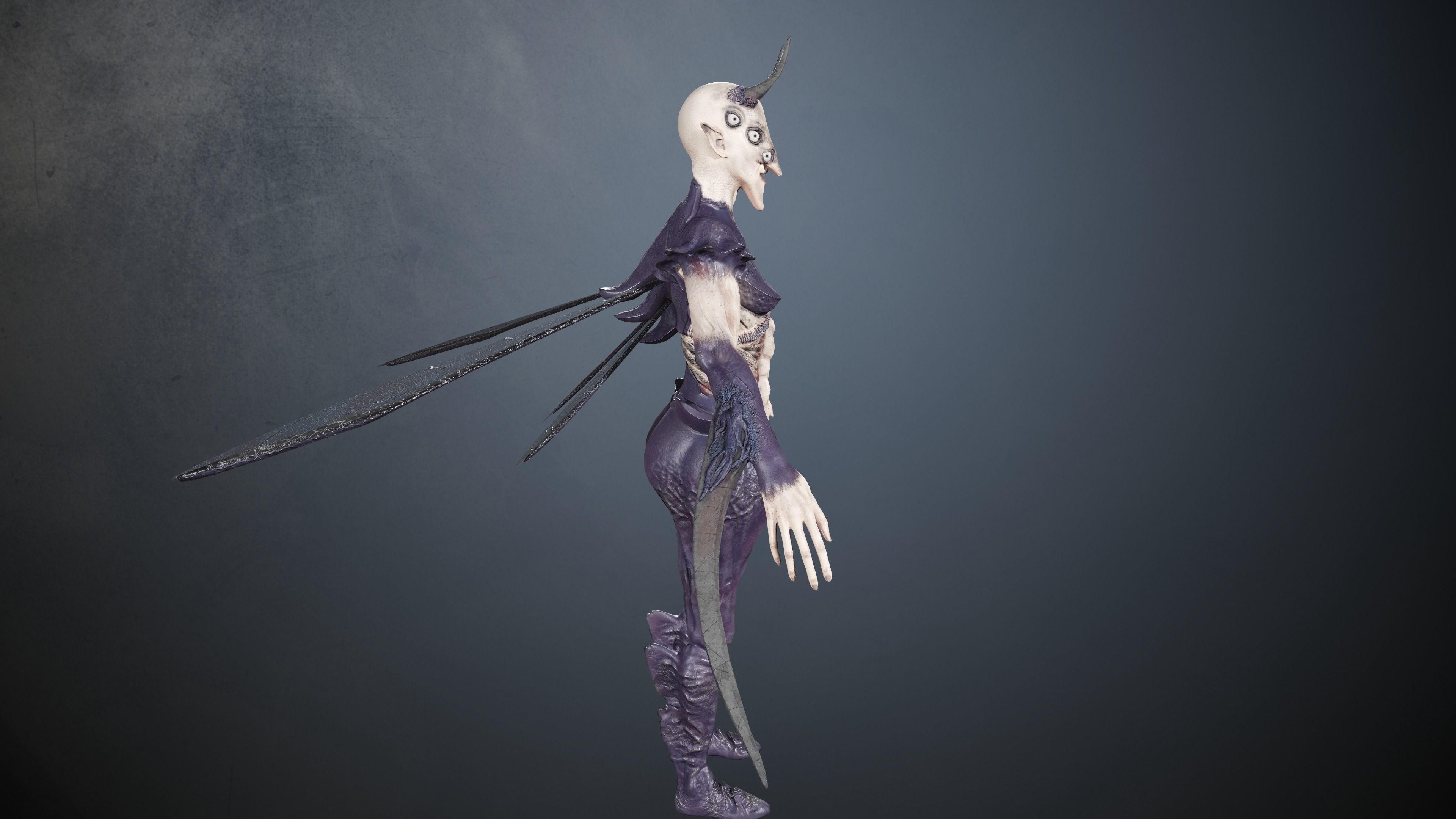 Elliel demon 3D Model Collection_31