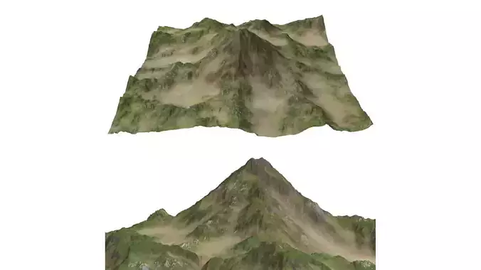 Mountains Hills 2 3D model